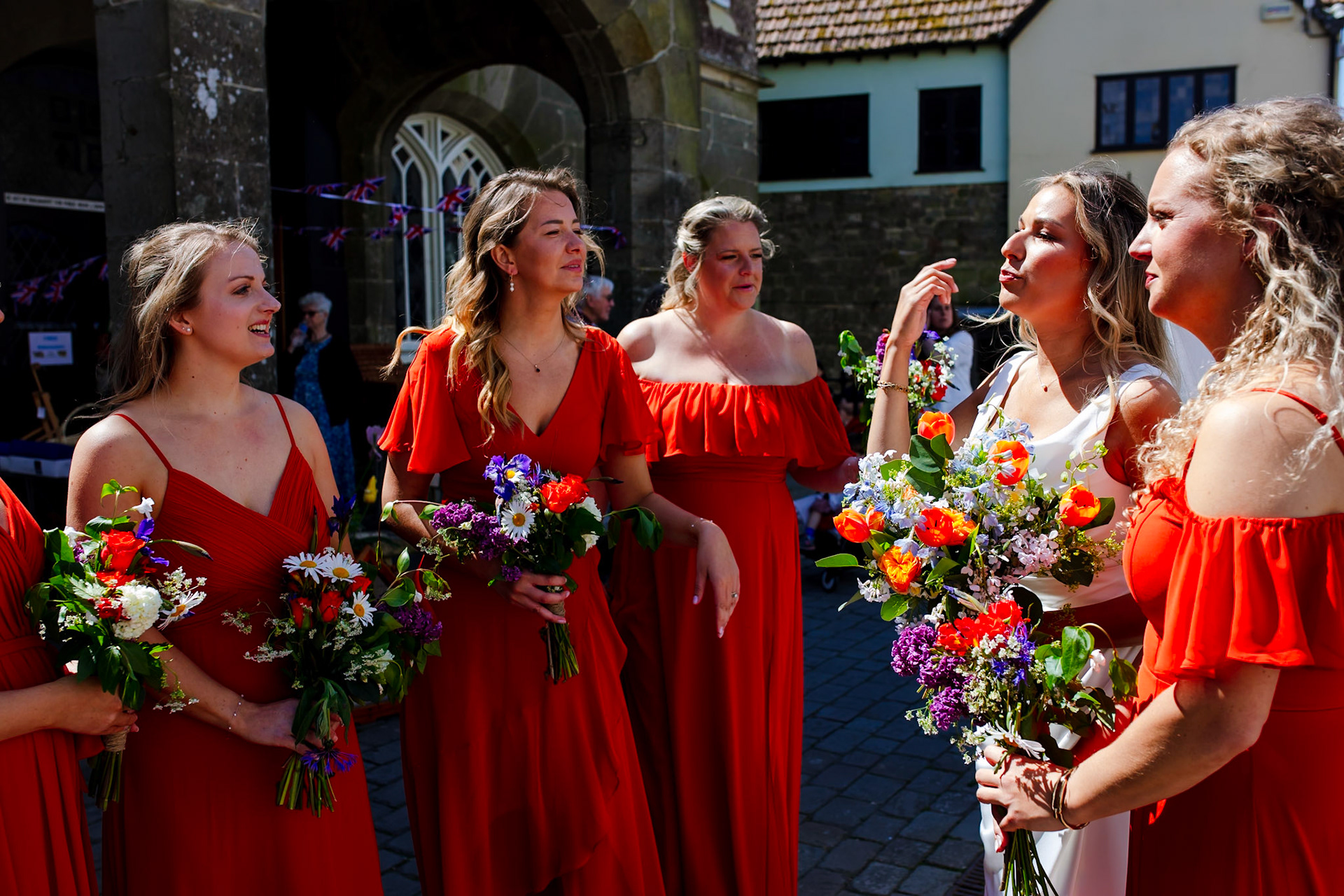 Holly and Olivers wedding that took place on 10th May 2025 with the ceremony taking place at Shaftesbury Town Hall photos on the Famouse Gold Hill and reception at a local house.