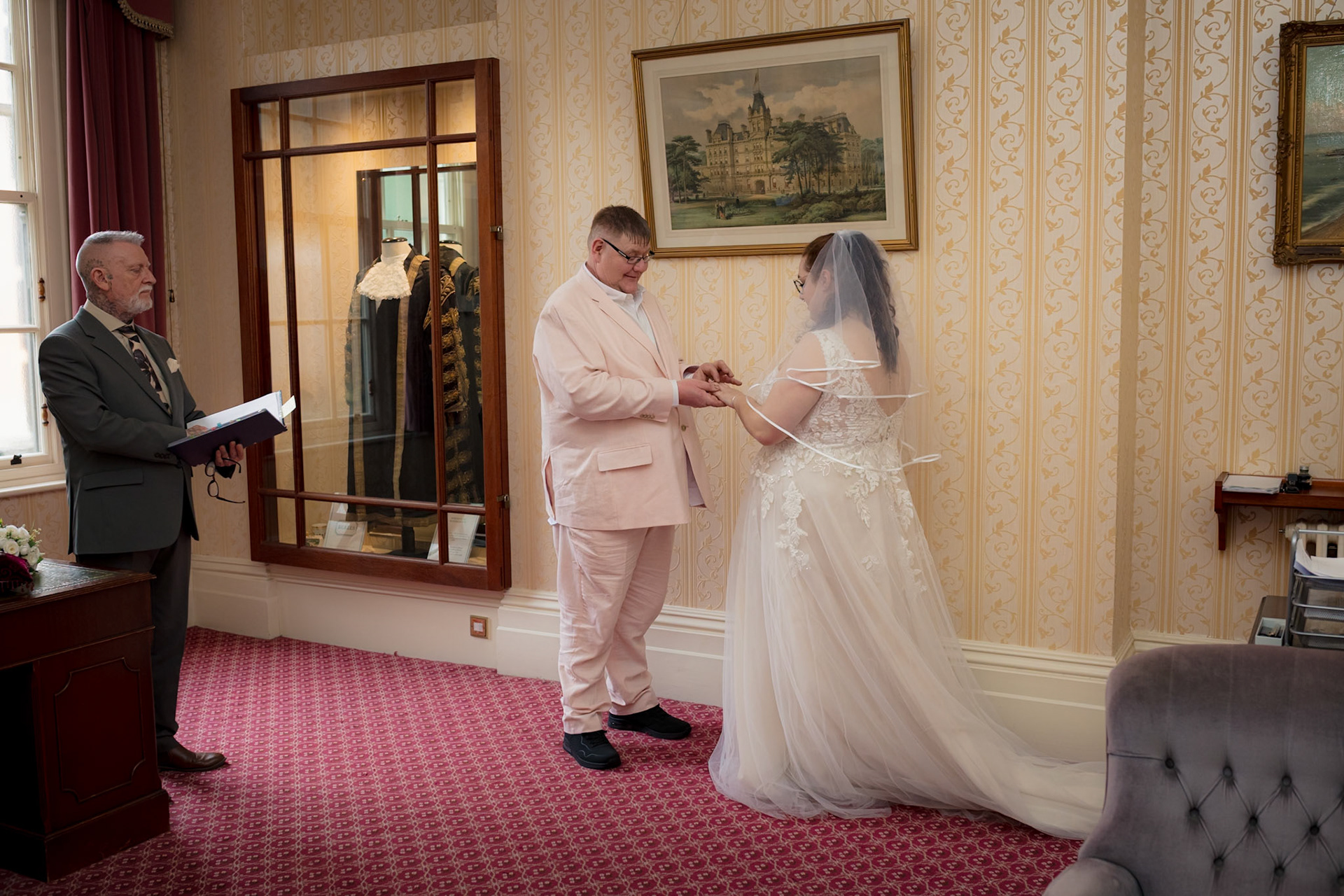 Autumn and Roberts Wedding in Bournemouth, cereomany at Bournemouth Town Hall and Photos along Bournemouth Seafront