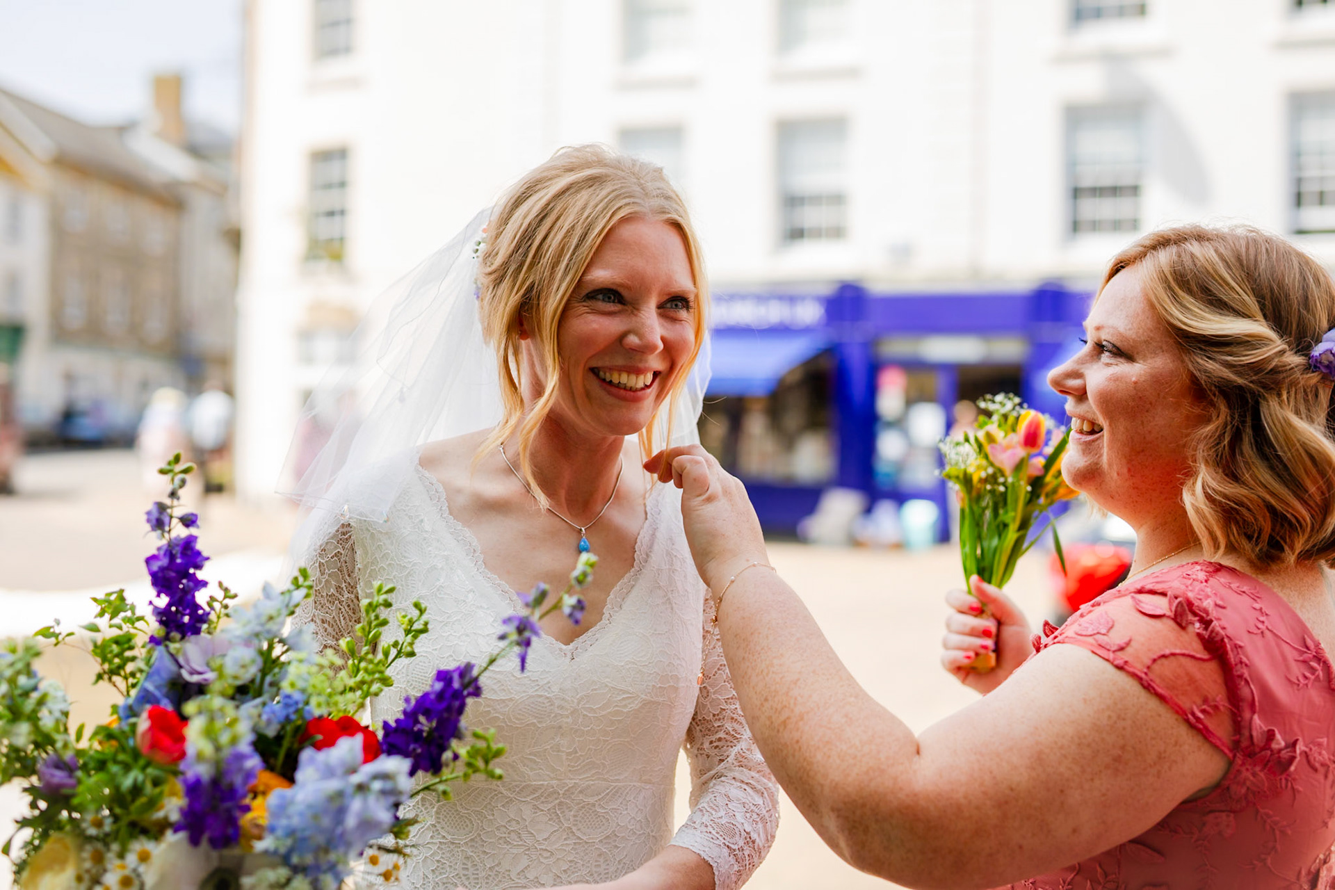 Pictures from Jay and Flo's beautiful spring wedding that took place at Shaftesbury in North Dorset and