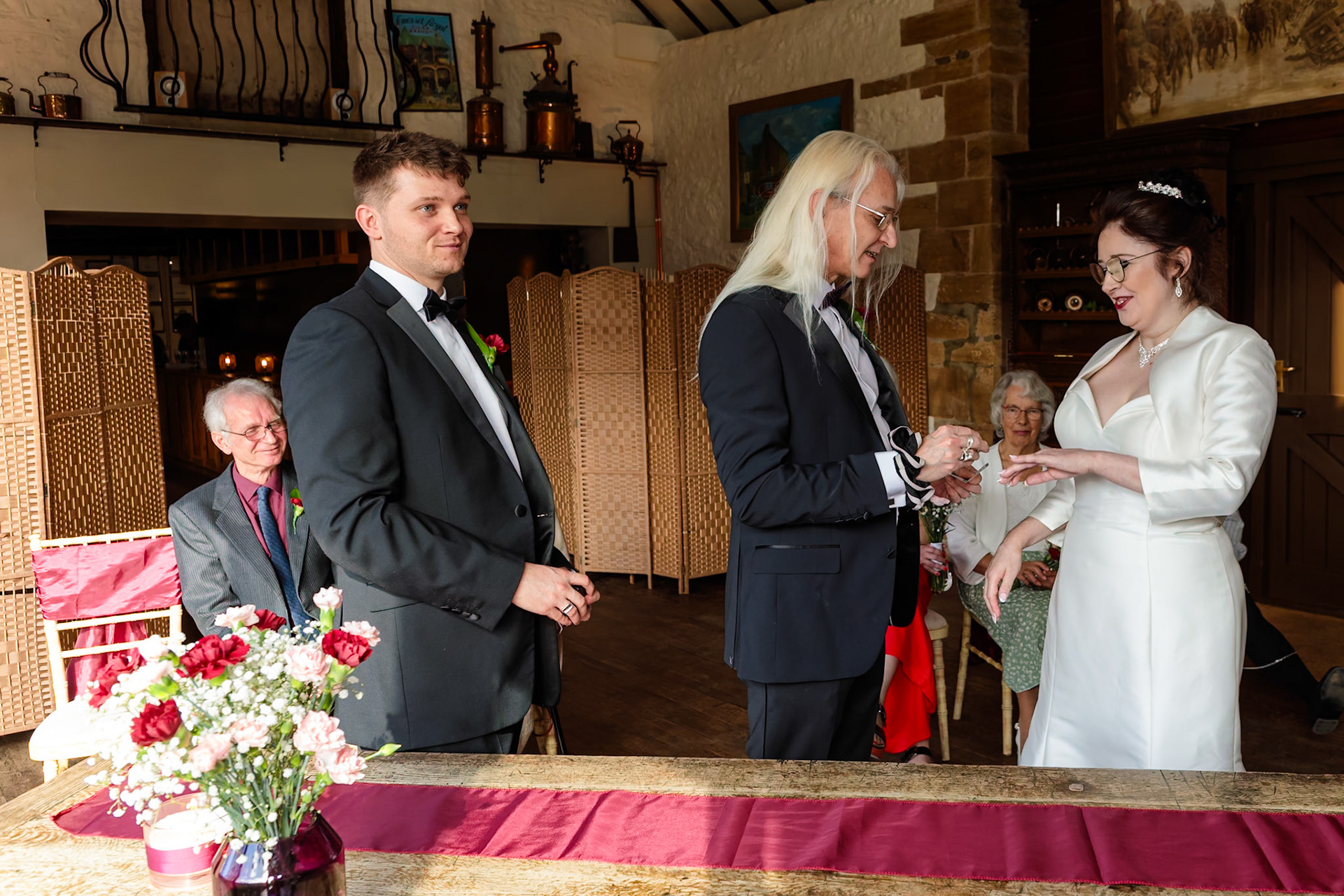 Nicole and Robin Wedding at Haselbury Mill, Haselbury Plucknett, Crewkerne 7th March 2024
