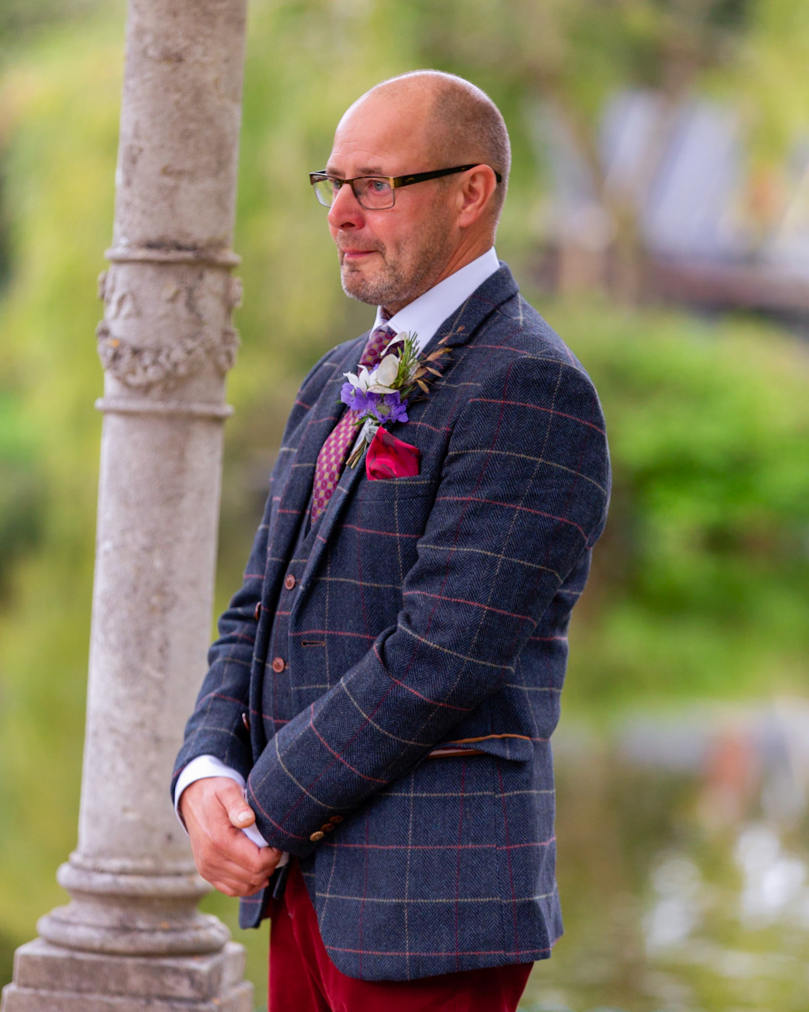 Sharon and Chris at their beautiful Wedding at The Springhead Gardens near Shaftesbury Dorset