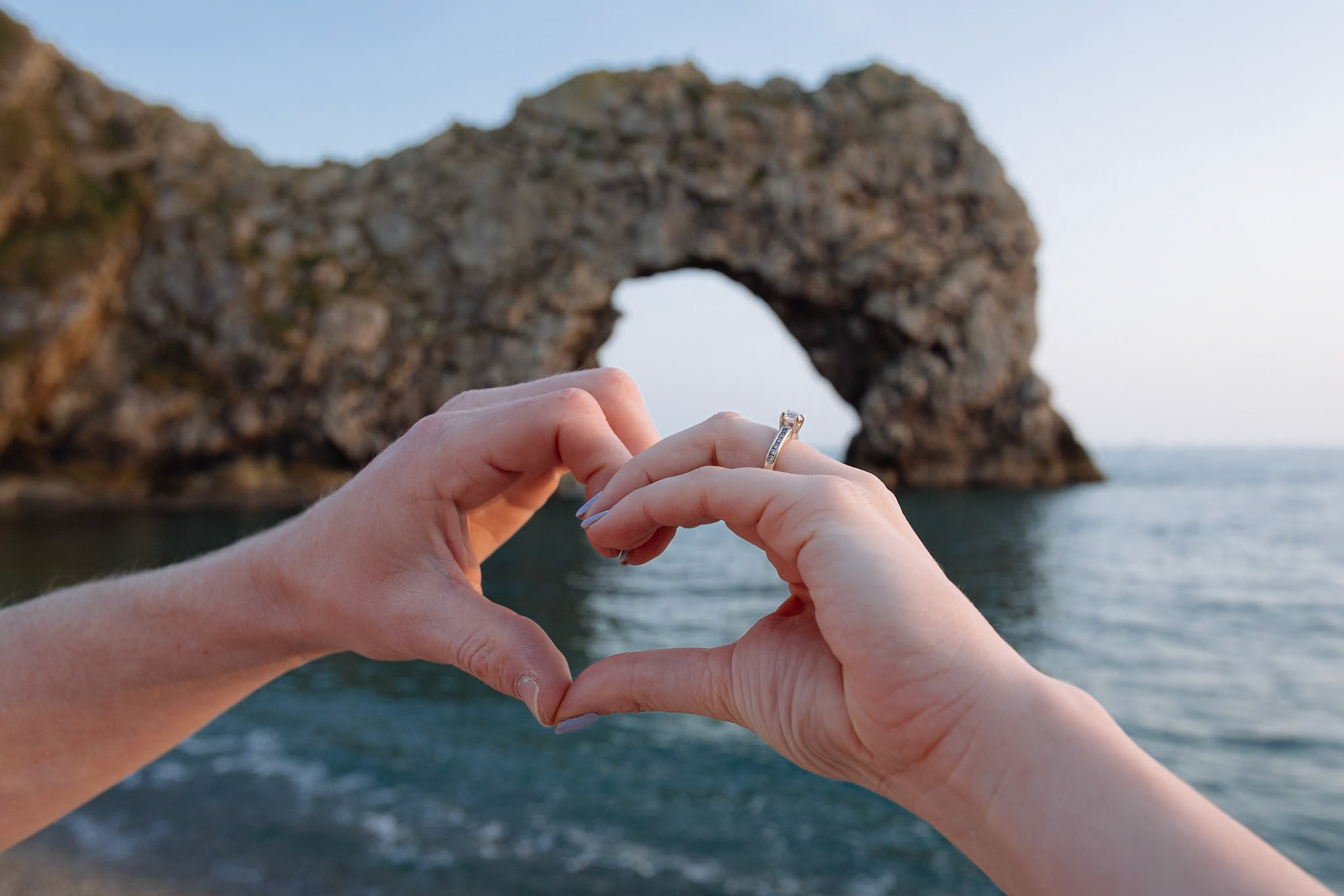 Engagement Photography Shoot at Durdle Door Dorset