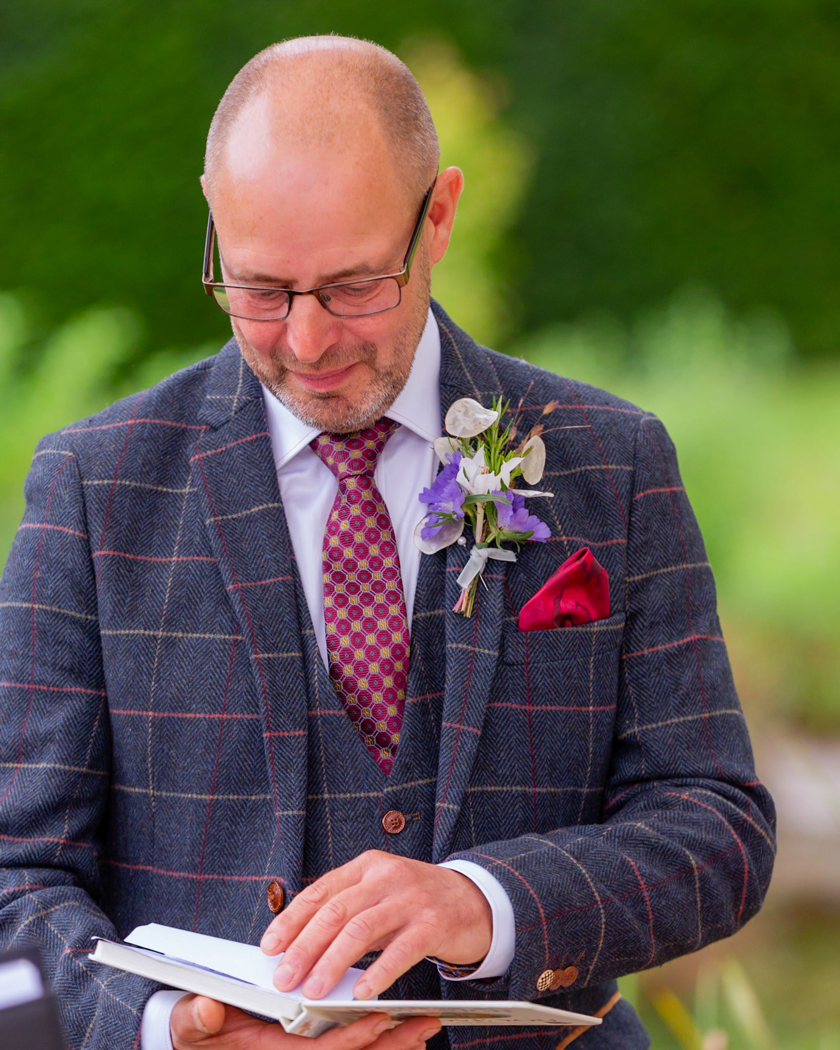 Sharon and Chris at their beautiful Wedding at The Springhead Gardens near Shaftesbury Dorset