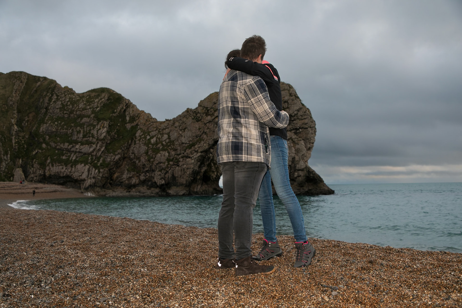 Jake proposal to Becky at Durdle Door Dorset on the 30th December 2024