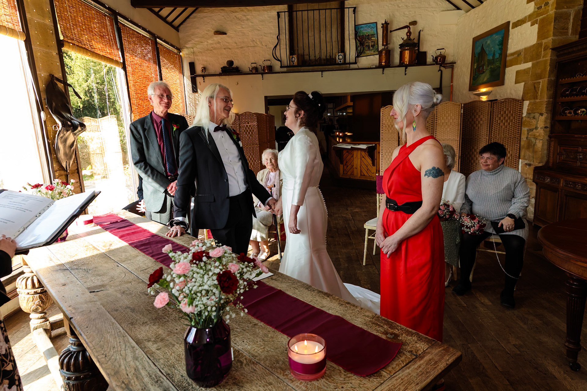 Nicole and Robin Wedding at Haselbury Mill, Haselbury Plucknett, Crewkerne 7th March 2024