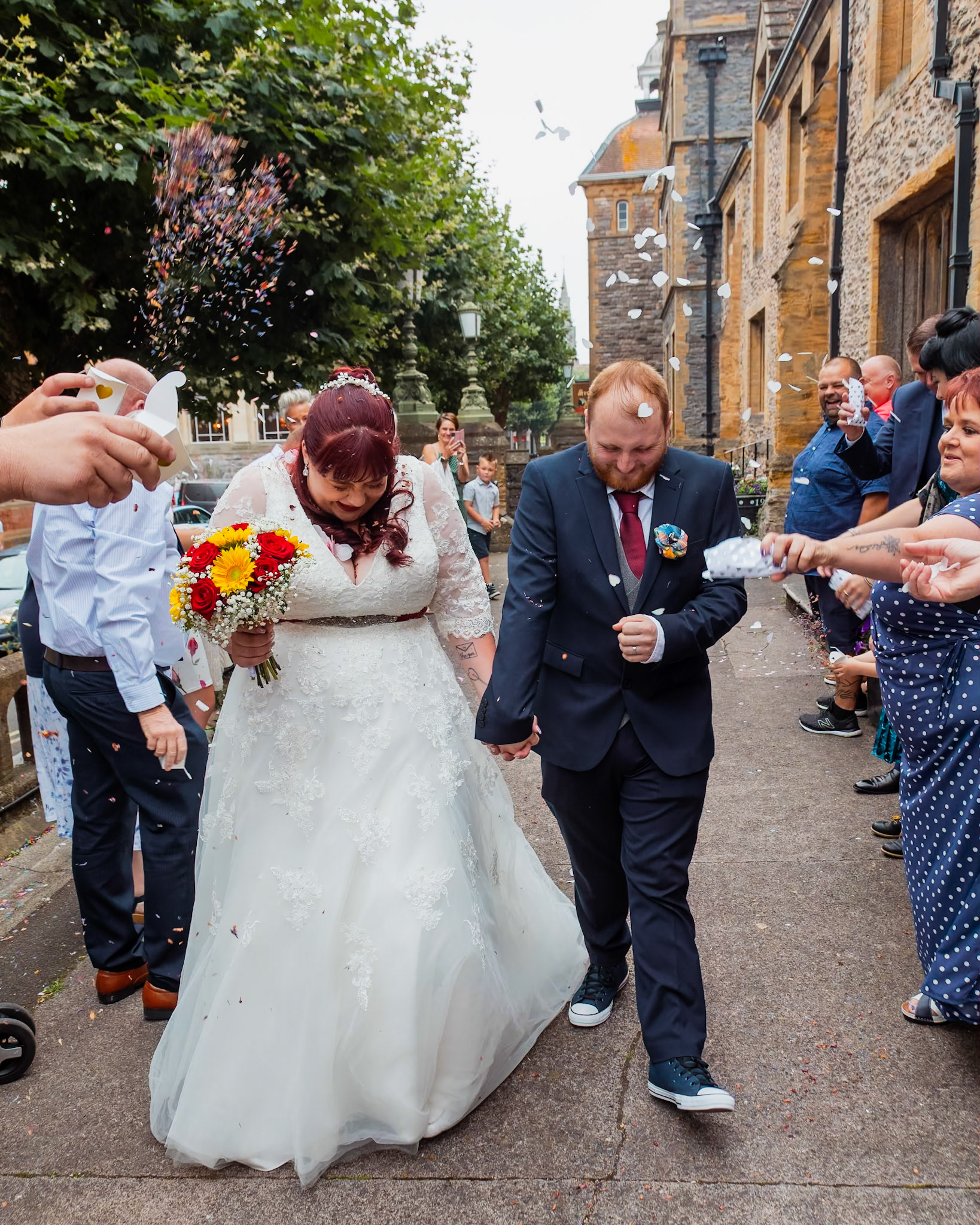 beckie and Steves Wedding Pictures taken in Taunton and the reception at Stoke st Gregory in Somerset.