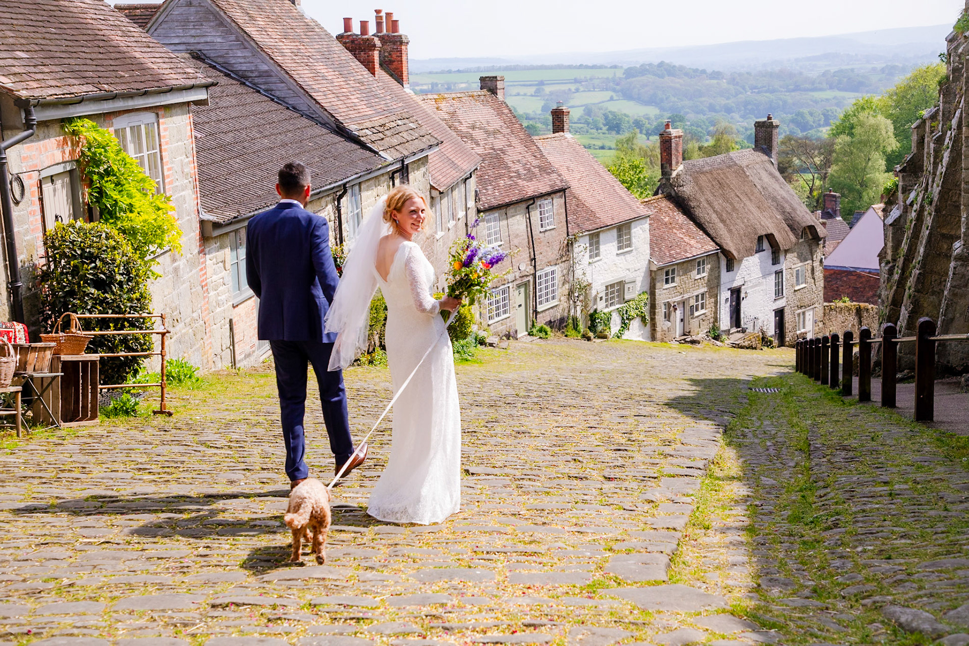 Pictures from Jay and Flo's beautiful spring wedding that took place at Shaftesbury in North Dorset and