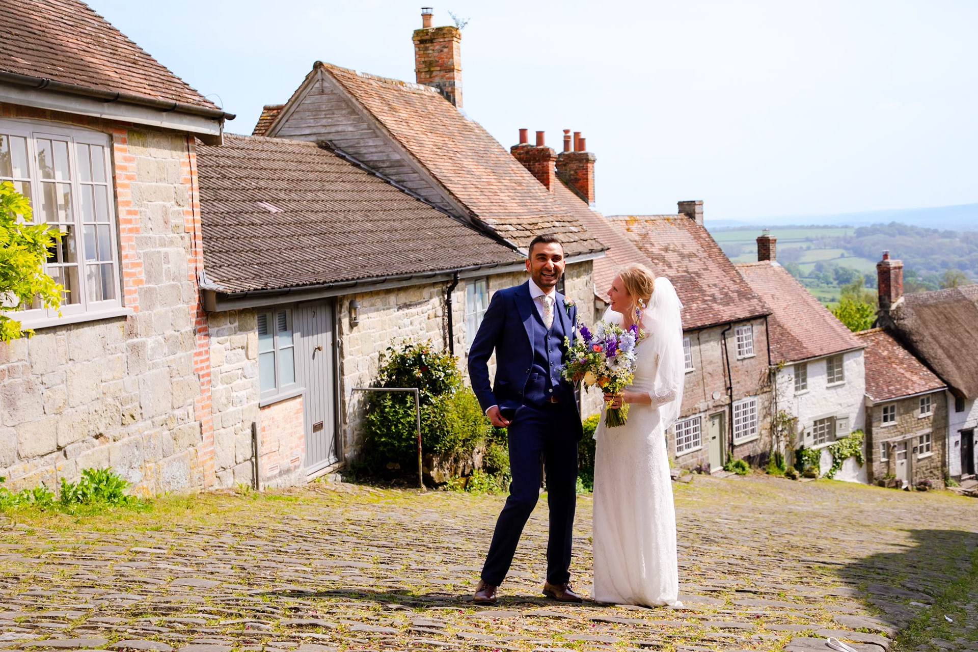 Pictures from Jay and Flo's beautiful spring wedding that took place at Shaftesbury in North Dorset and