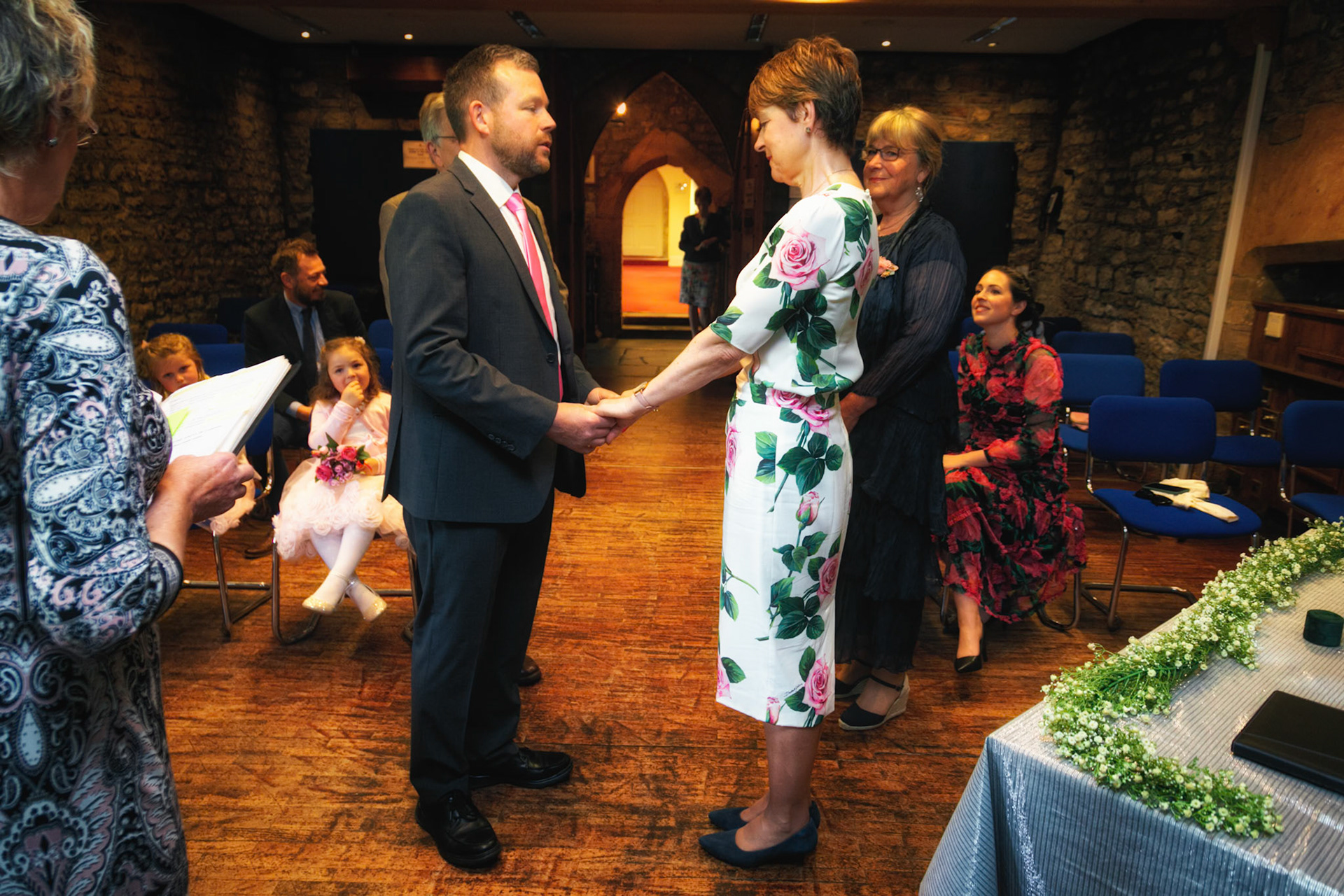 Debbie and Alex's civil partnership pictures taken at Abbey Manor in Yeovil and Ilminster