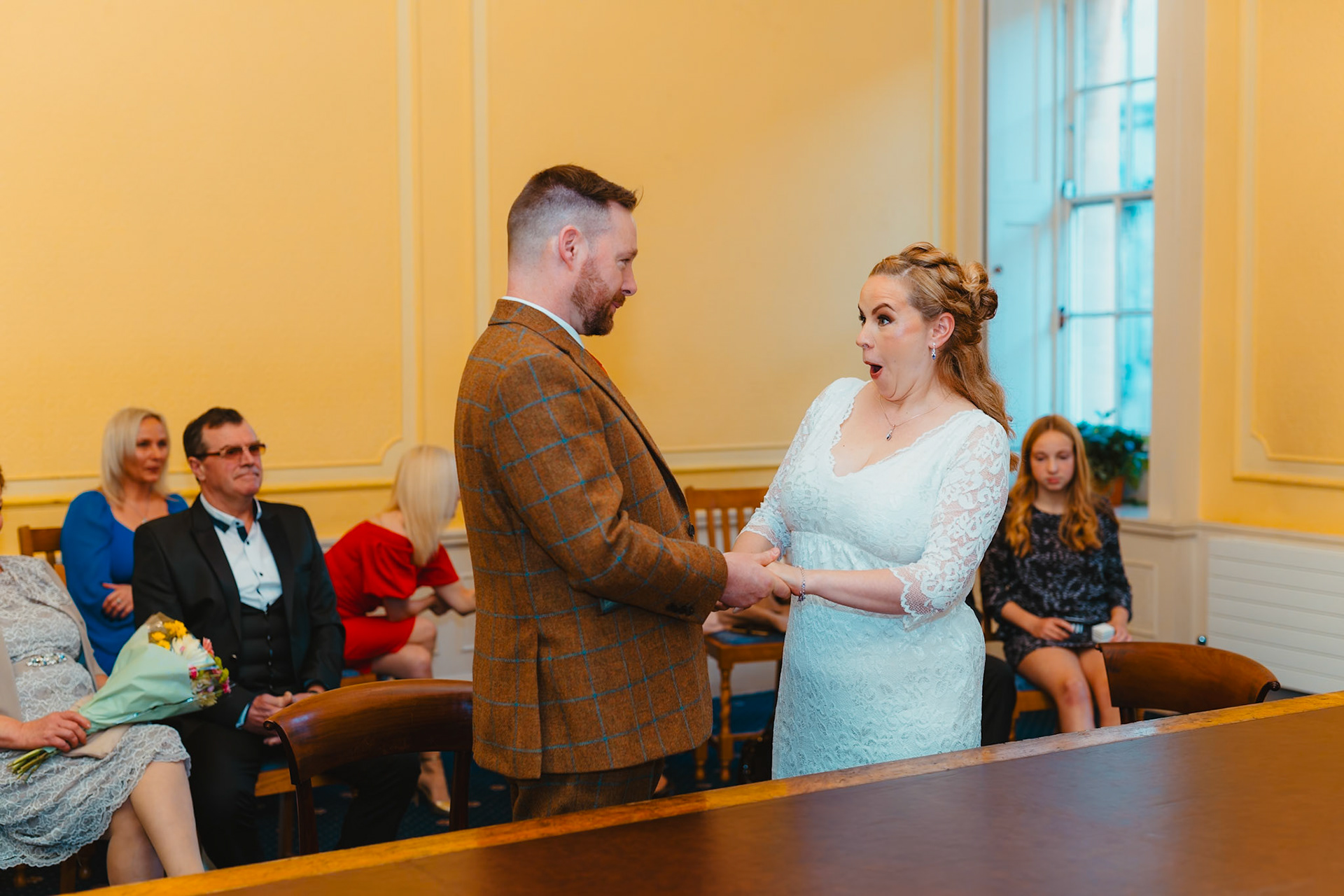 Nicole and Phils Fabulous Wedding Pictures taken at the Old Council House in Bristol on the 6th November 2023