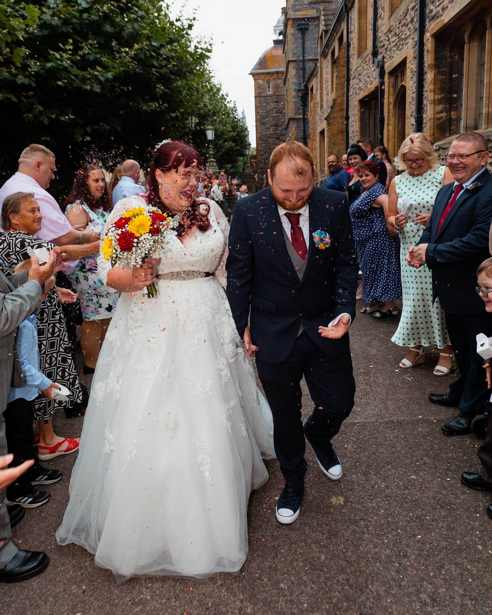 beckie and Steves Wedding Pictures taken in Taunton and the reception at Stoke st Gregory in Somerset.