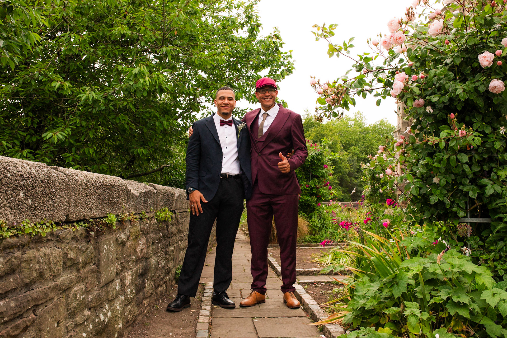 Louis and Anias Wedding in Bristol, ceremony at the Old Council Office in the City Centre with Photos in Castle park and along the river reception at Caribbean Croft on Gloucester Road
