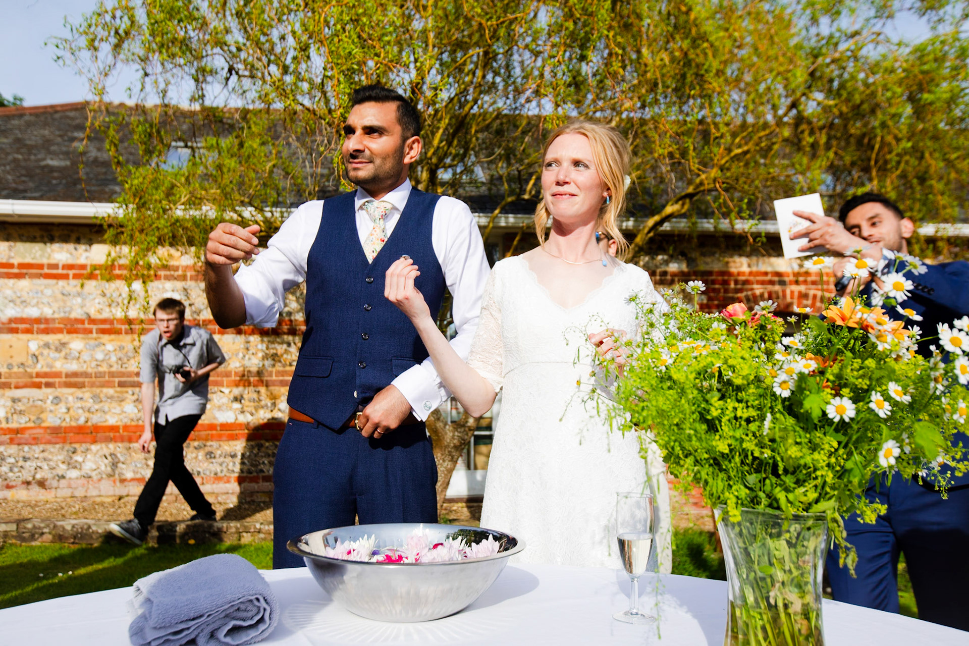 Pictures from Jay and Flo's beautiful spring wedding that took place at Shaftesbury in North Dorset and