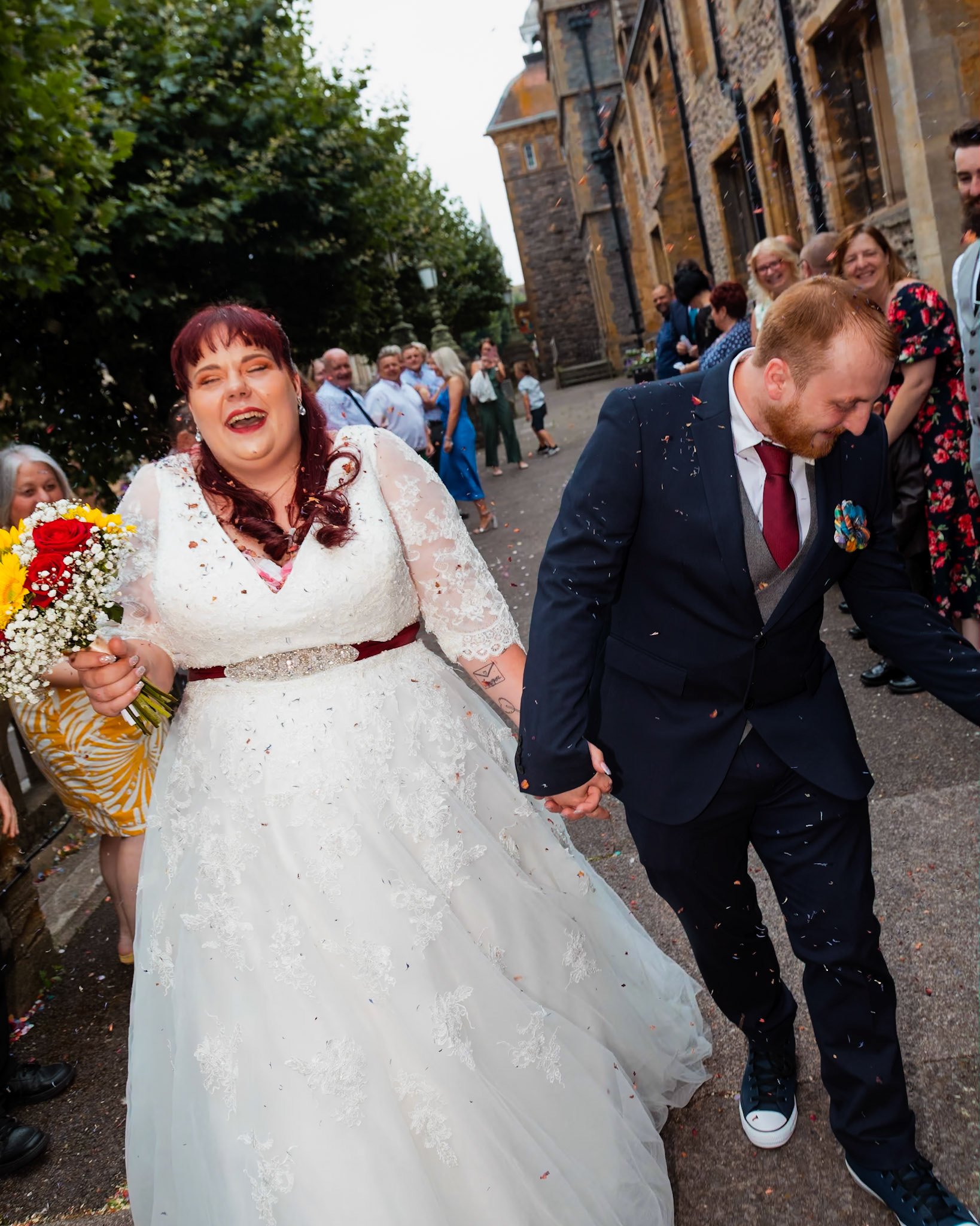 beckie and Steves Wedding Pictures taken in Taunton and the reception at Stoke st Gregory in Somerset.