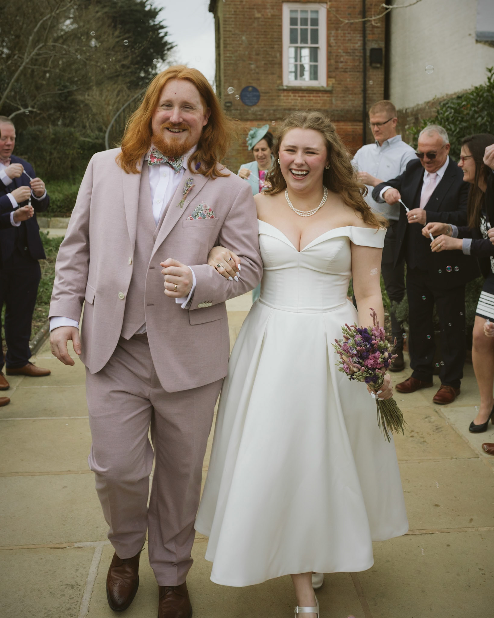 Logan and Jordans Wedding at Wimborne in March 2025