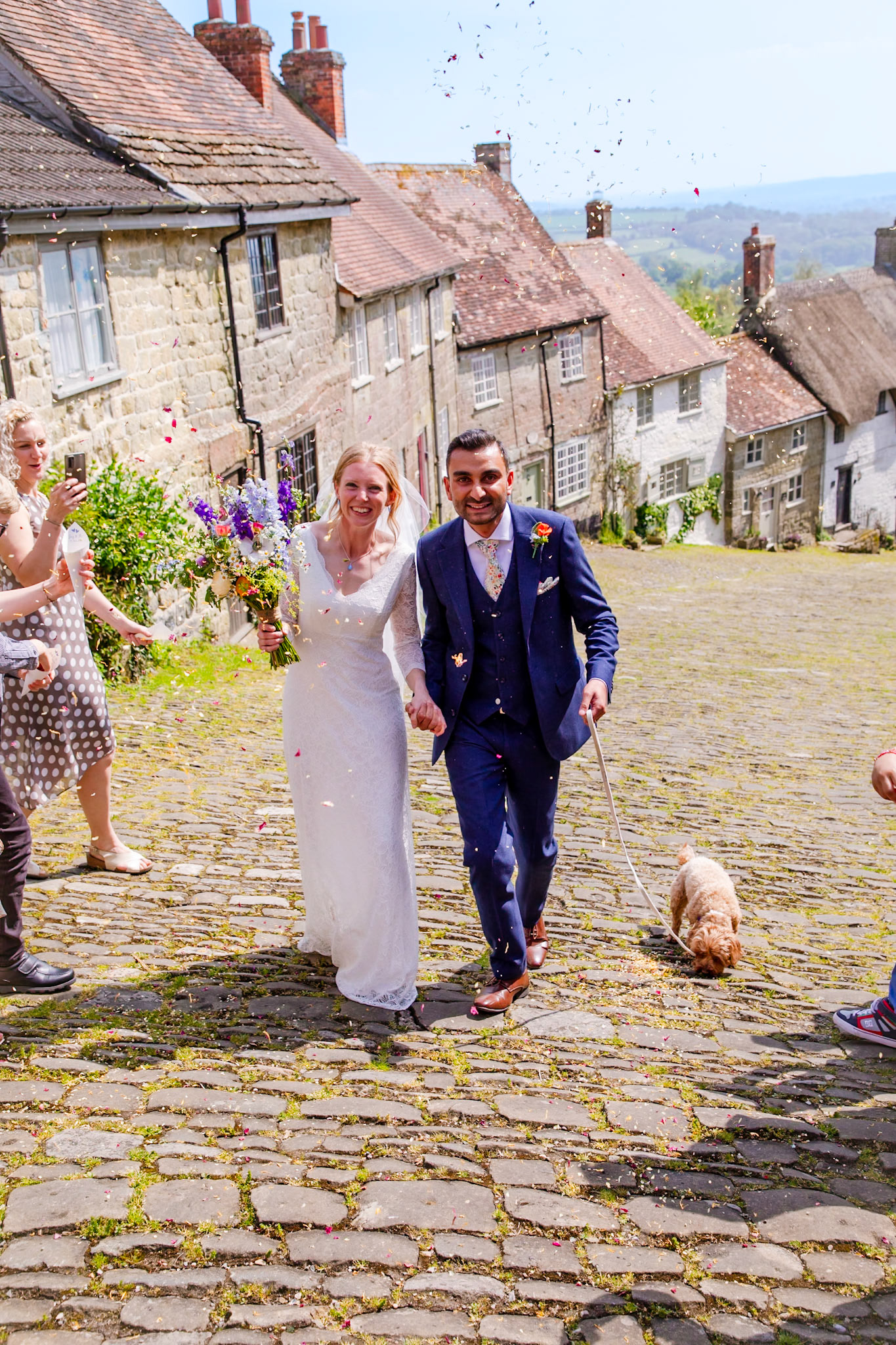 Pictures from Jay and Flo's beautiful spring wedding that took place at Shaftesbury in North Dorset and