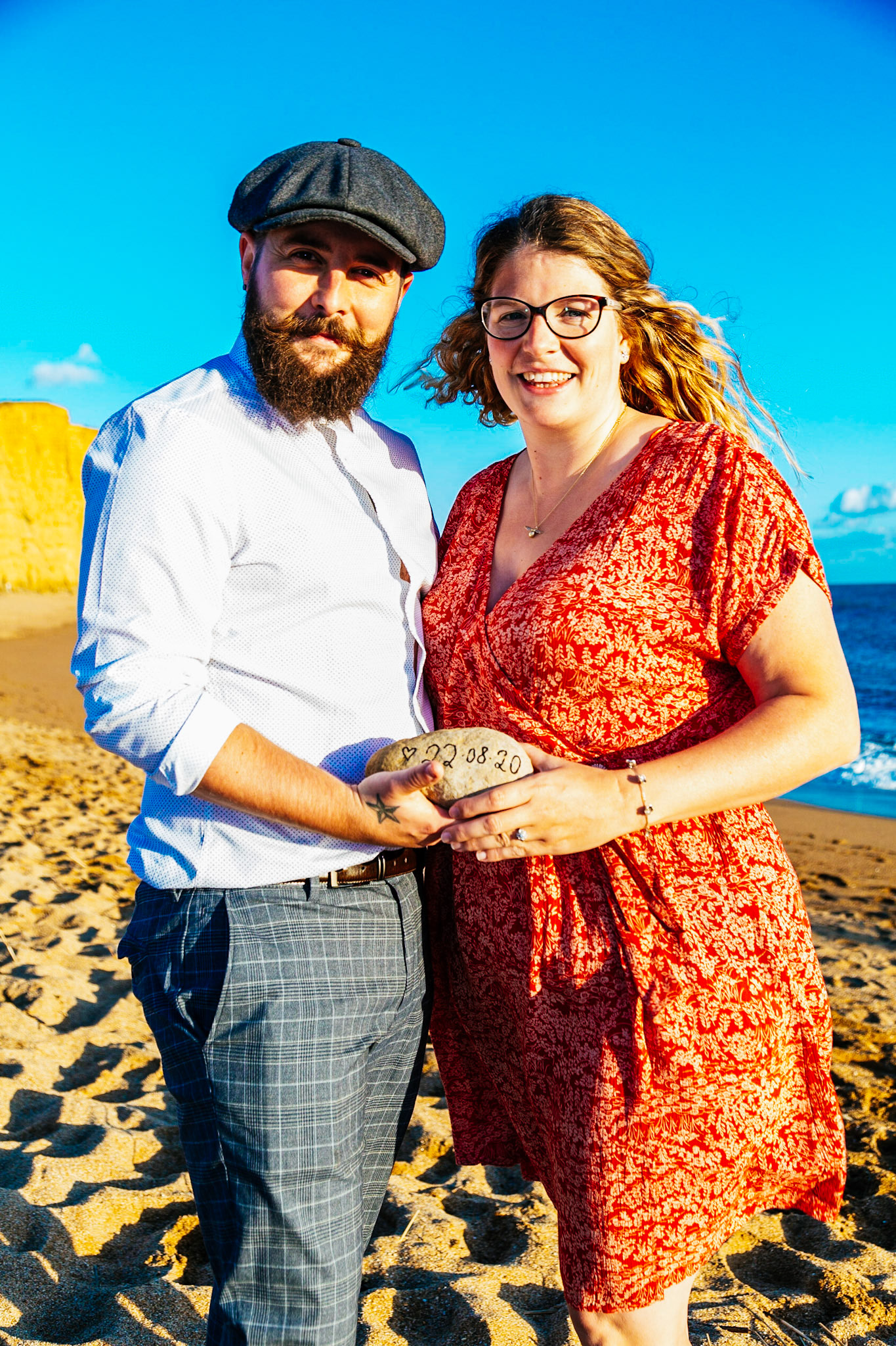 Holly and Shane Engagement Shoot West Bay Dorset
