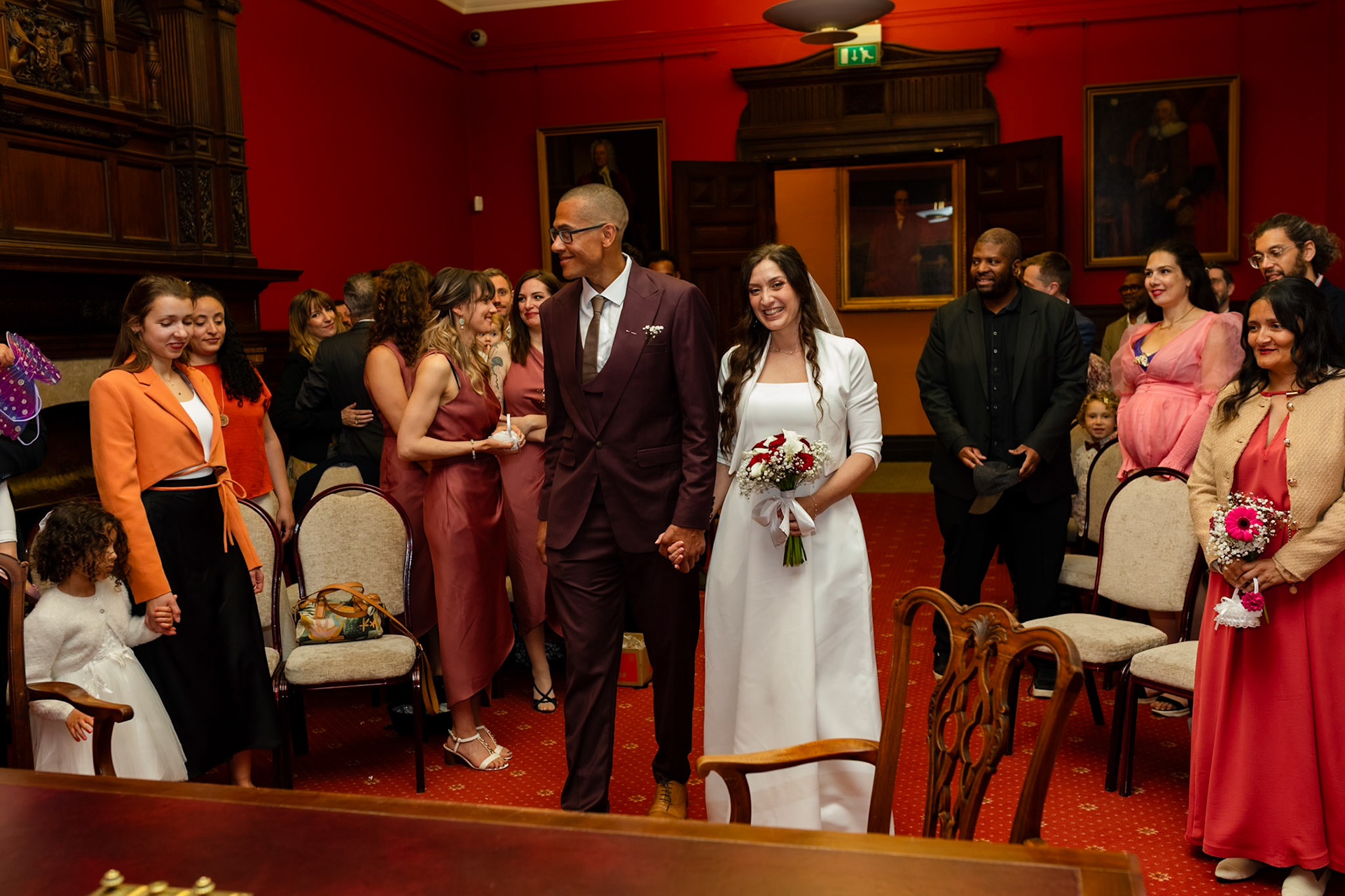 Louis and Anias Wedding in Bristol, ceremony at the Old Council Office in the City Centre with Photos in Castle park and along the river reception at Caribbean Croft on Gloucester Road