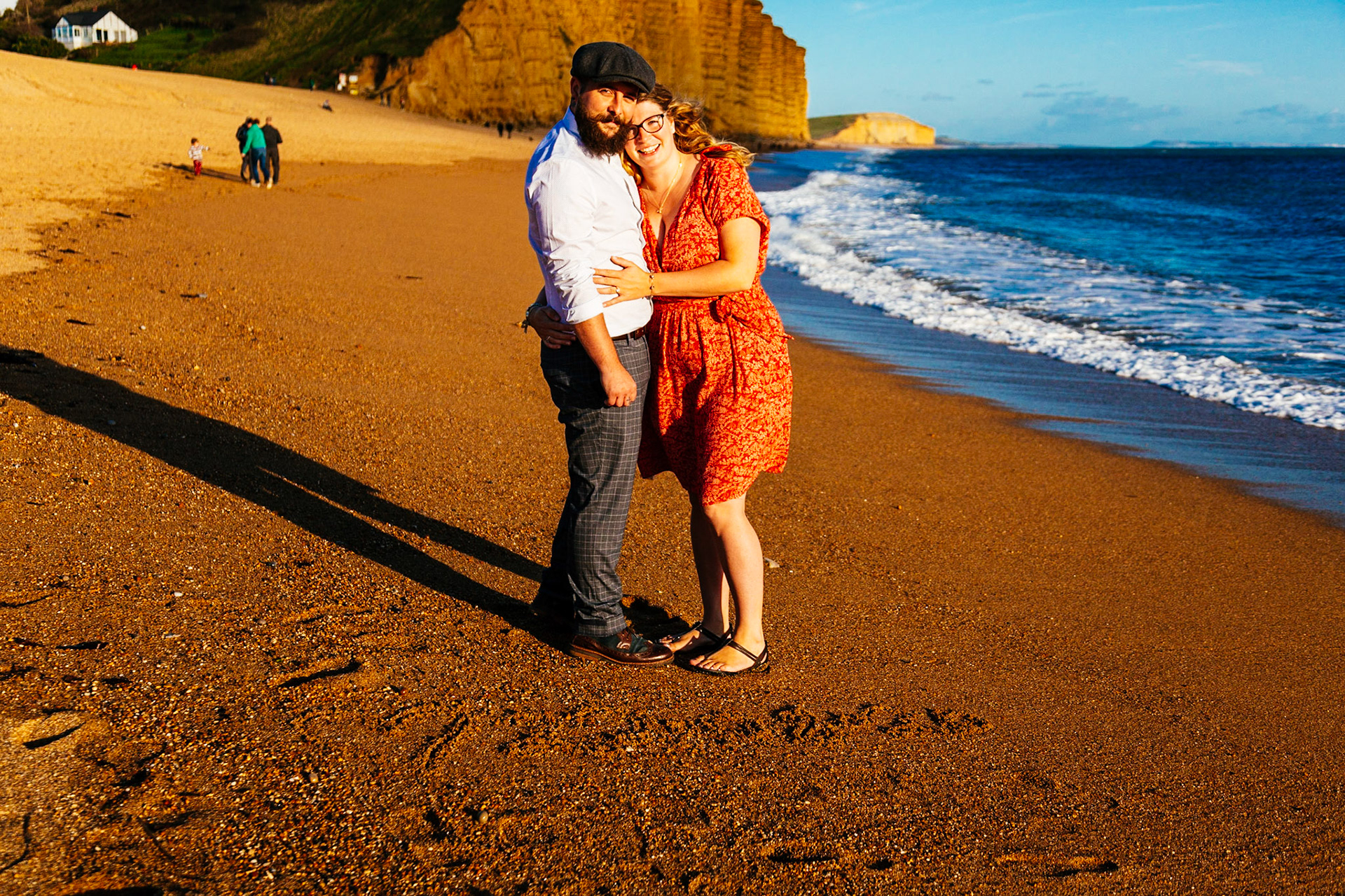 Holly and Shane Engagement Shoot West Bay Dorset