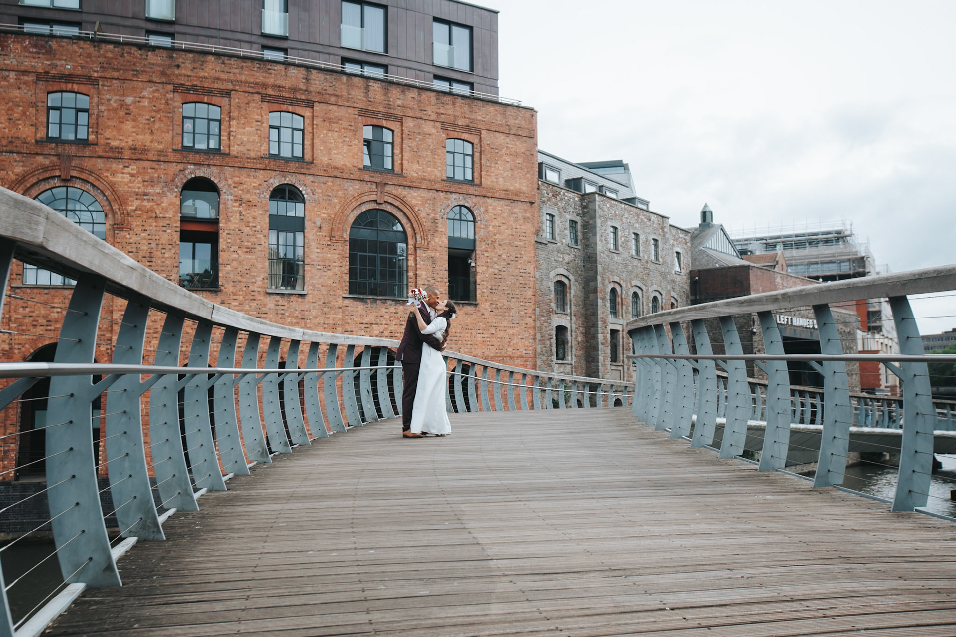Louis and Anias Wedding in Bristol, ceremony at the Old Council Office in the City Centre with Photos in Castle park and along the river reception at Caribbean Croft on Gloucester Road