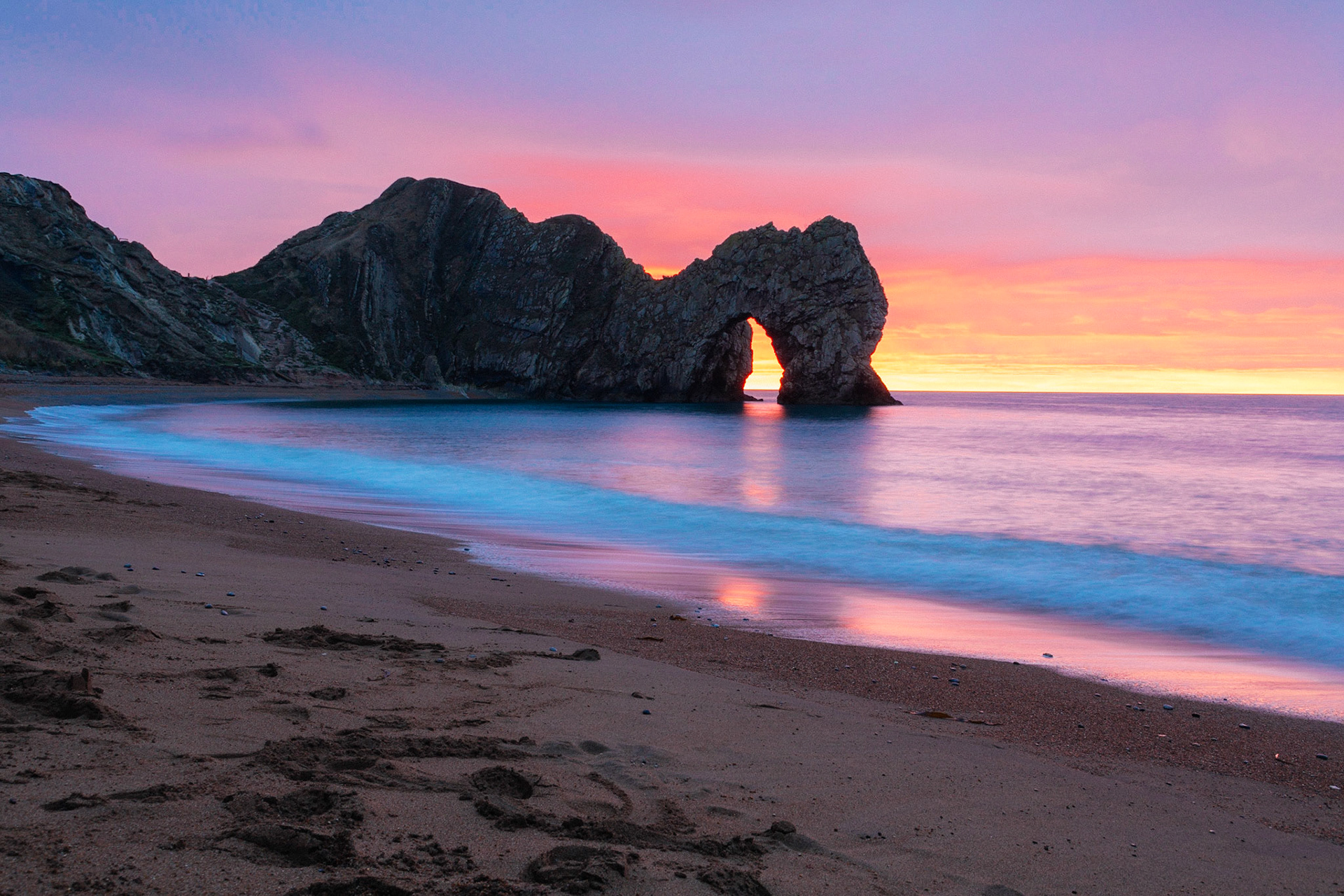 Durdle Door at Sunrise Boxing Day 2018