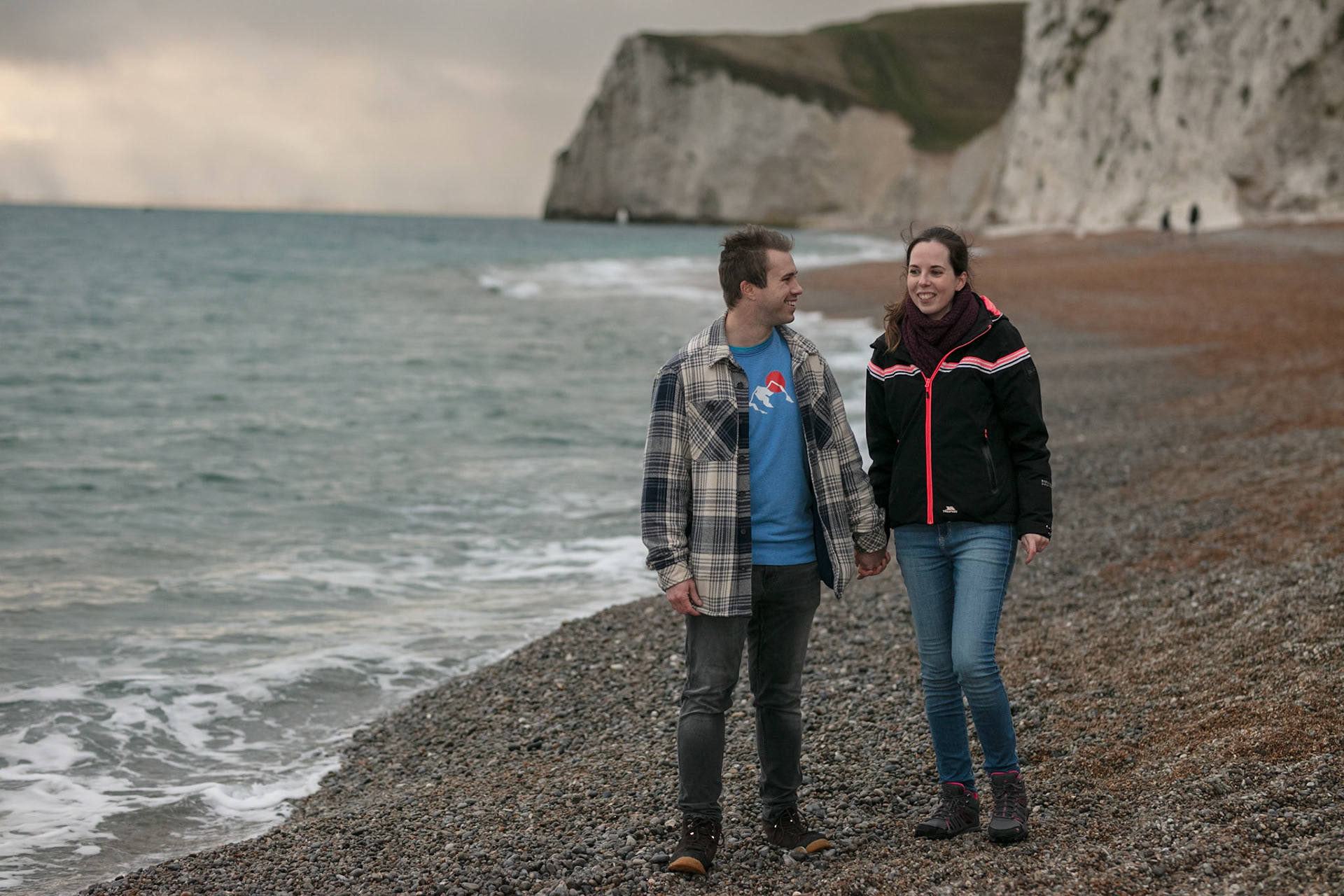 Jake proposal to Becky at Durdle Door Dorset on the 30th December 2024