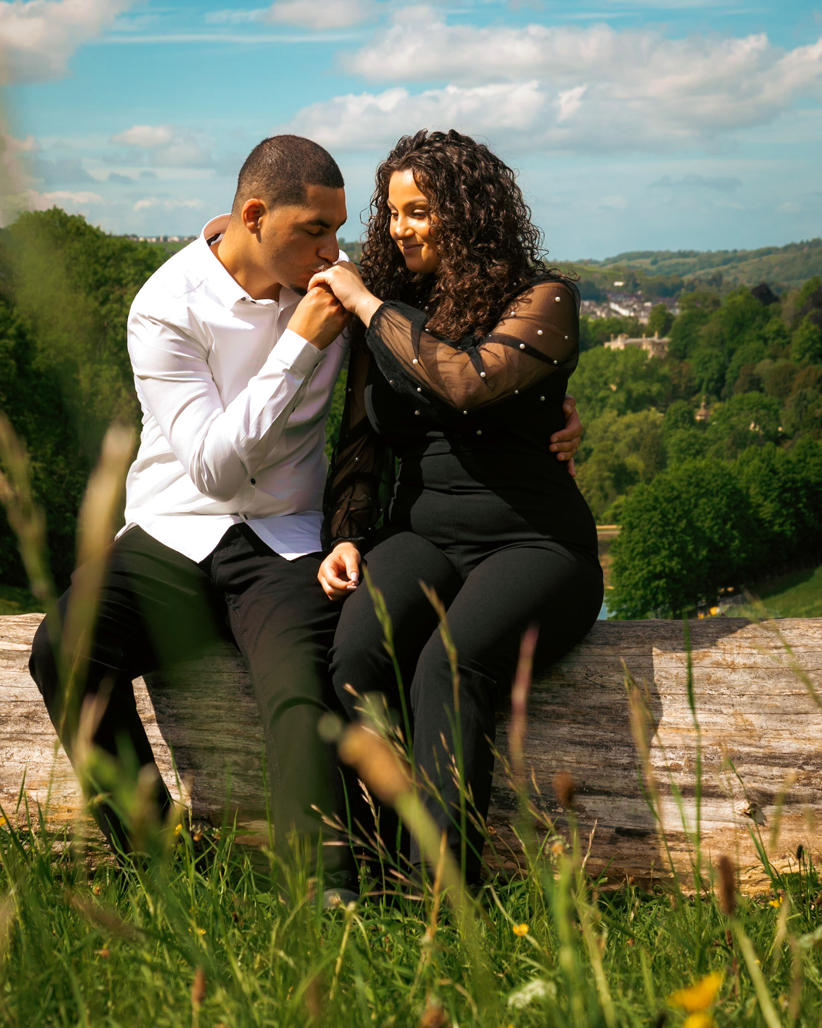 Engagement Shoot at Prior Park Bath North Somerset