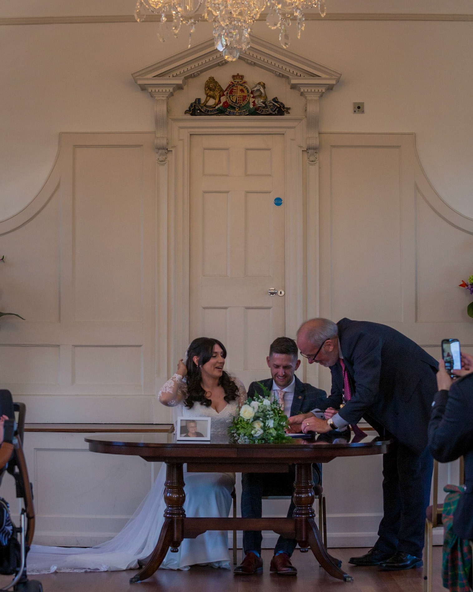 Harriet and Alan Wedding at Poole Guildhall in July 2022