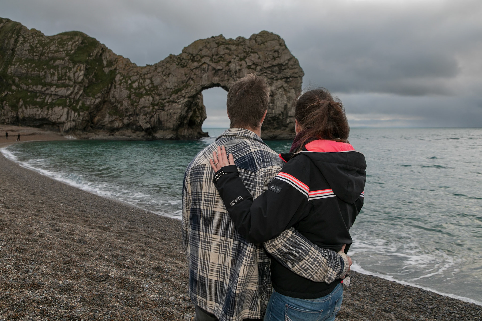 Jake proposal to Becky at Durdle Door Dorset on the 30th December 2024