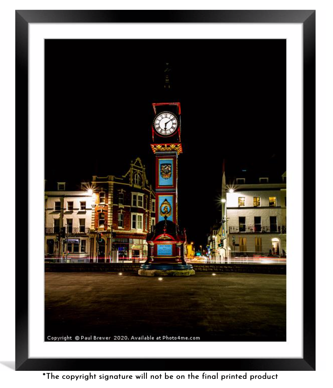The Clock in the Dorset town of Weymouth  