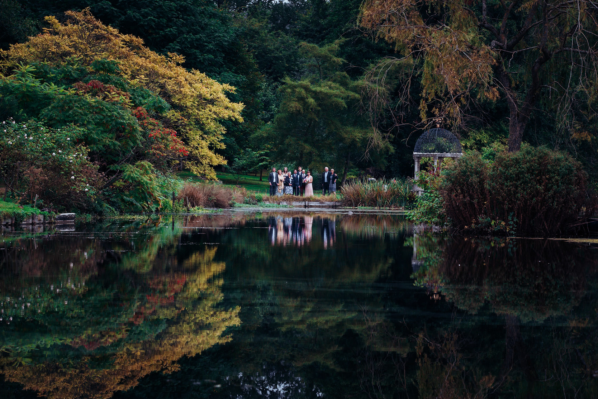 Sharon and Chris at their beautiful Wedding at The Springhead Gardens near Shaftesbury Dorset
