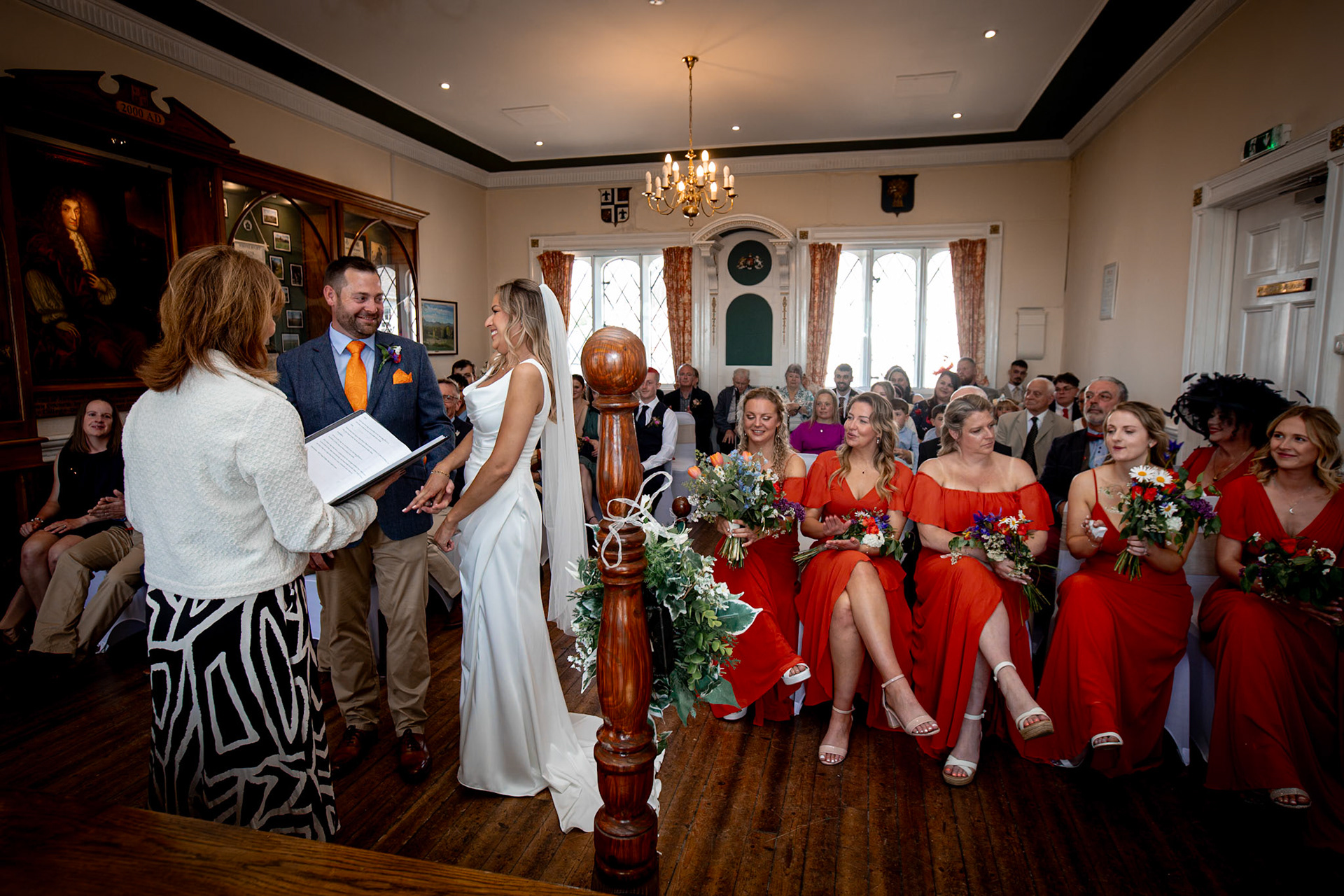 Holly and Olivers wedding that took place on 10th May 2025 with the ceremony taking place at Shaftesbury Town Hall photos on the Famouse Gold Hill and reception at a local house.