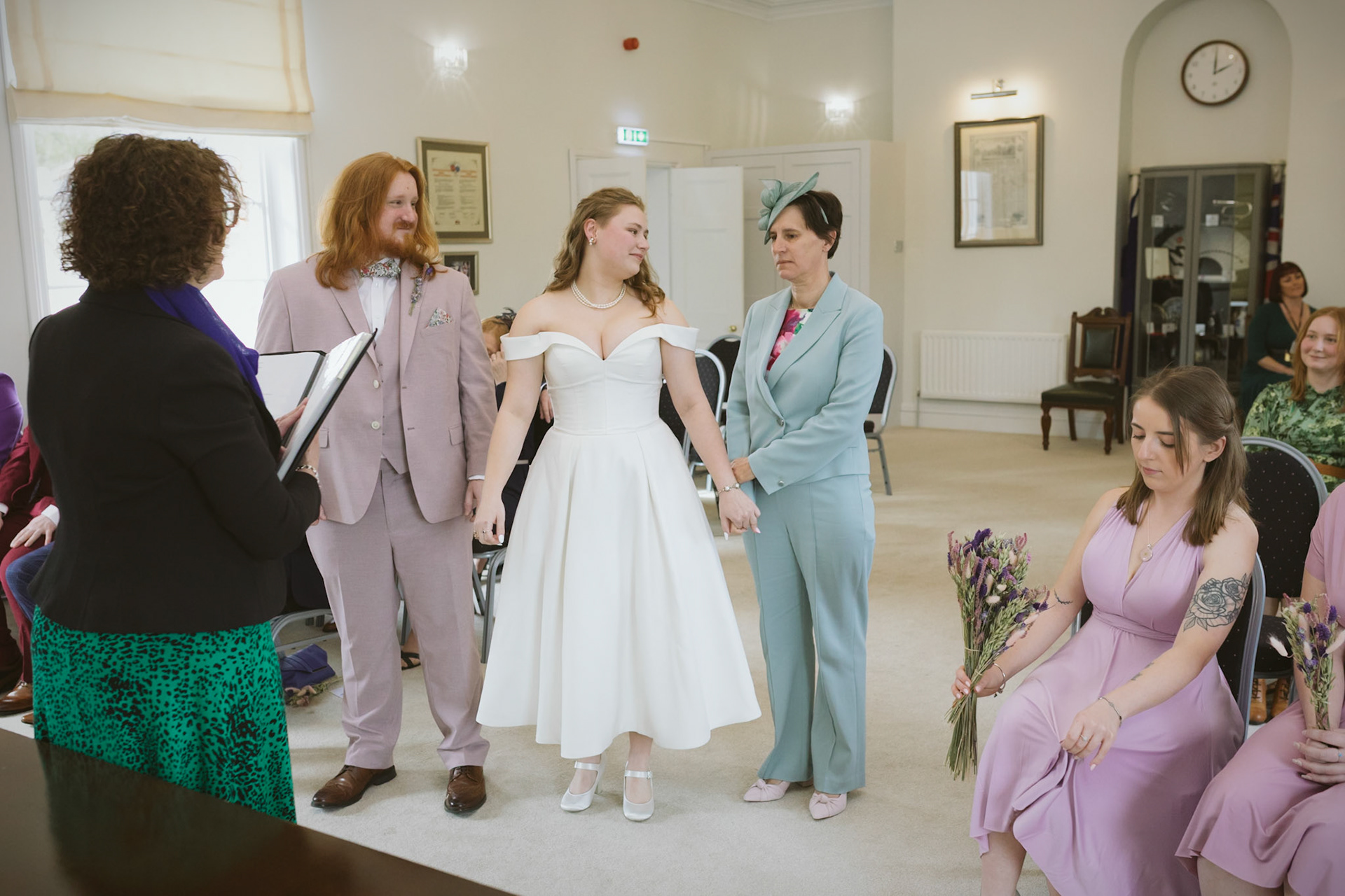 Logan and Jordans Wedding at Wimborne in March 2025