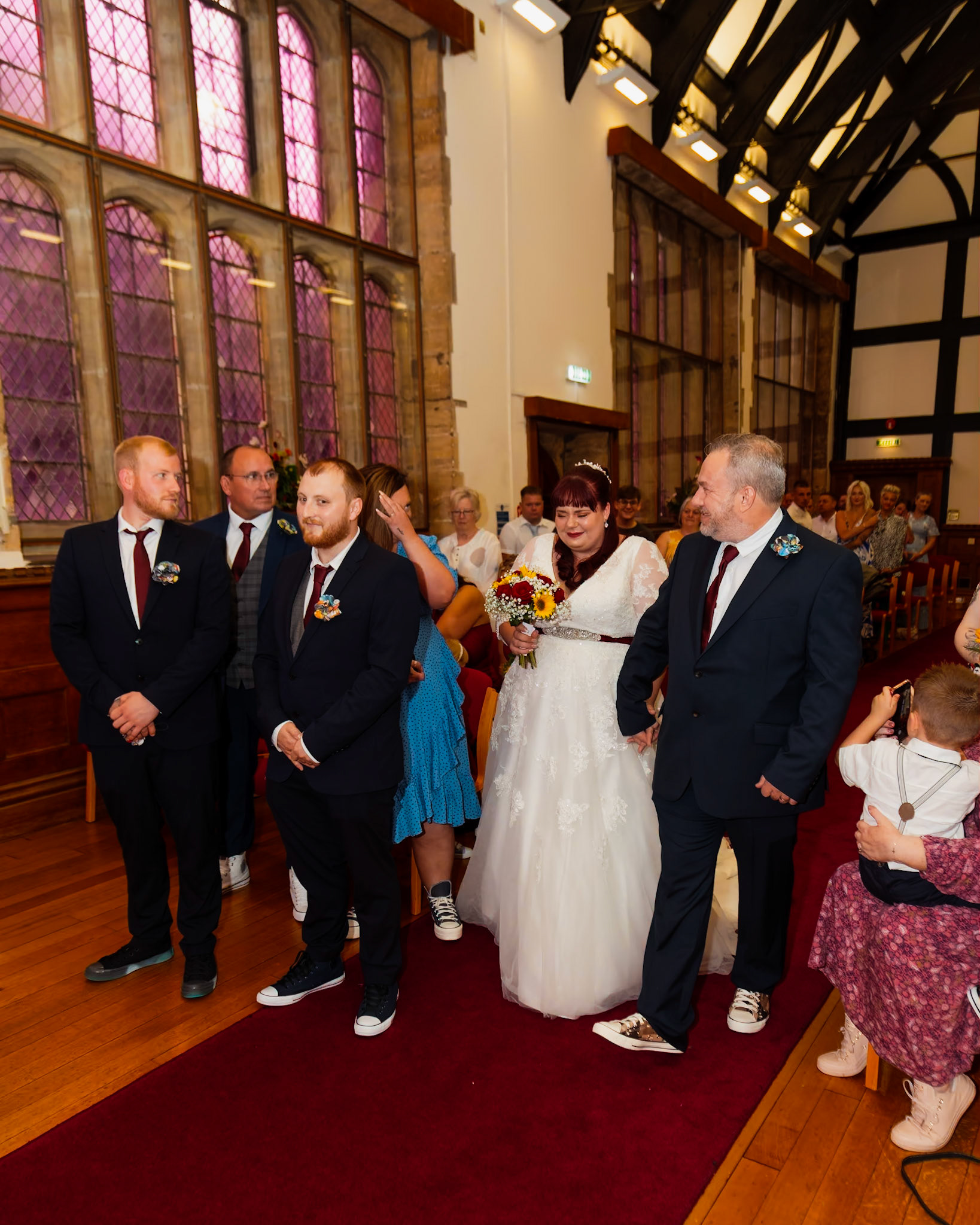 beckie and Steves Wedding Pictures taken in Taunton and the reception at Stoke st Gregory in Somerset.