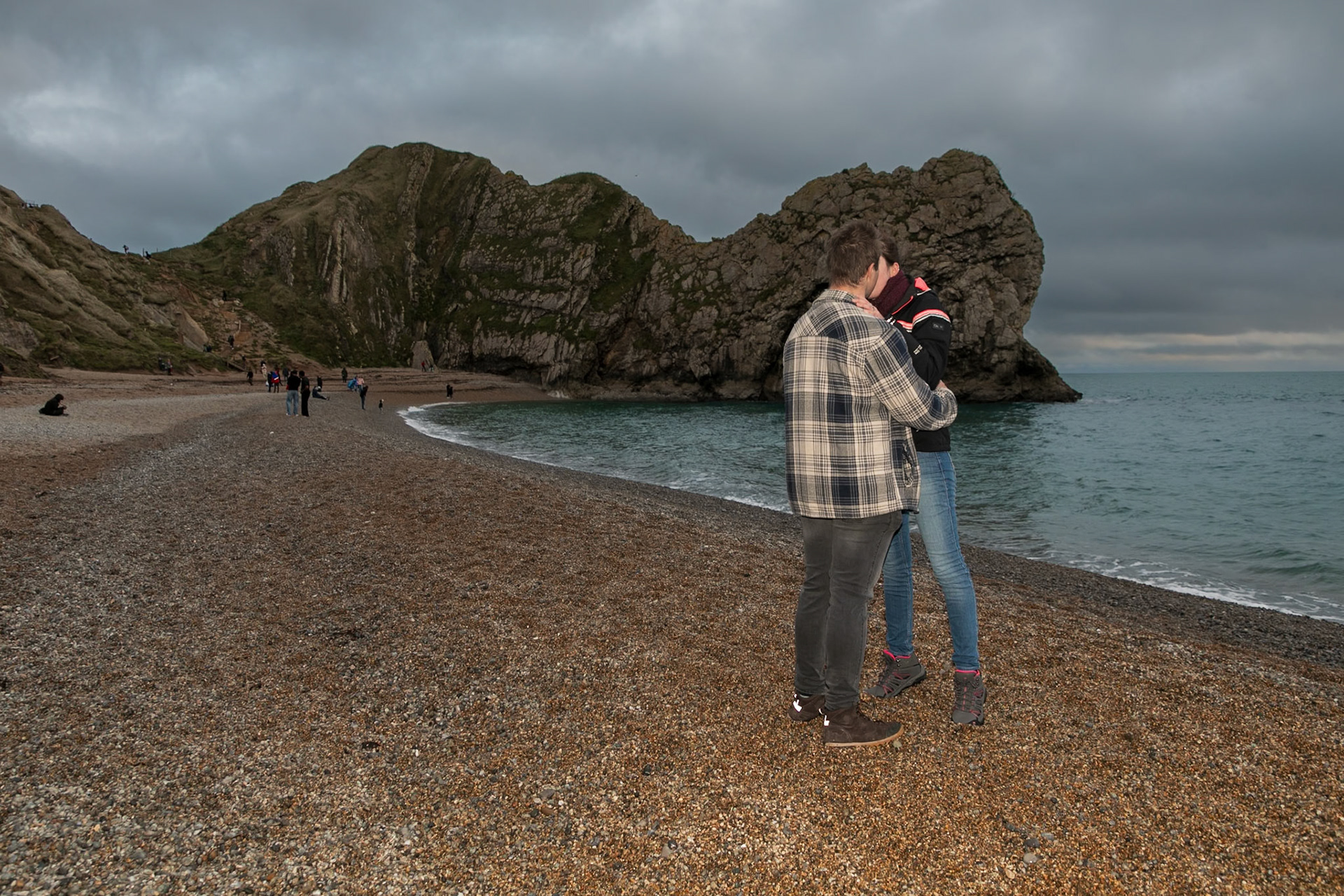 Jake proposal to Becky at Durdle Door Dorset on the 30th December 2024