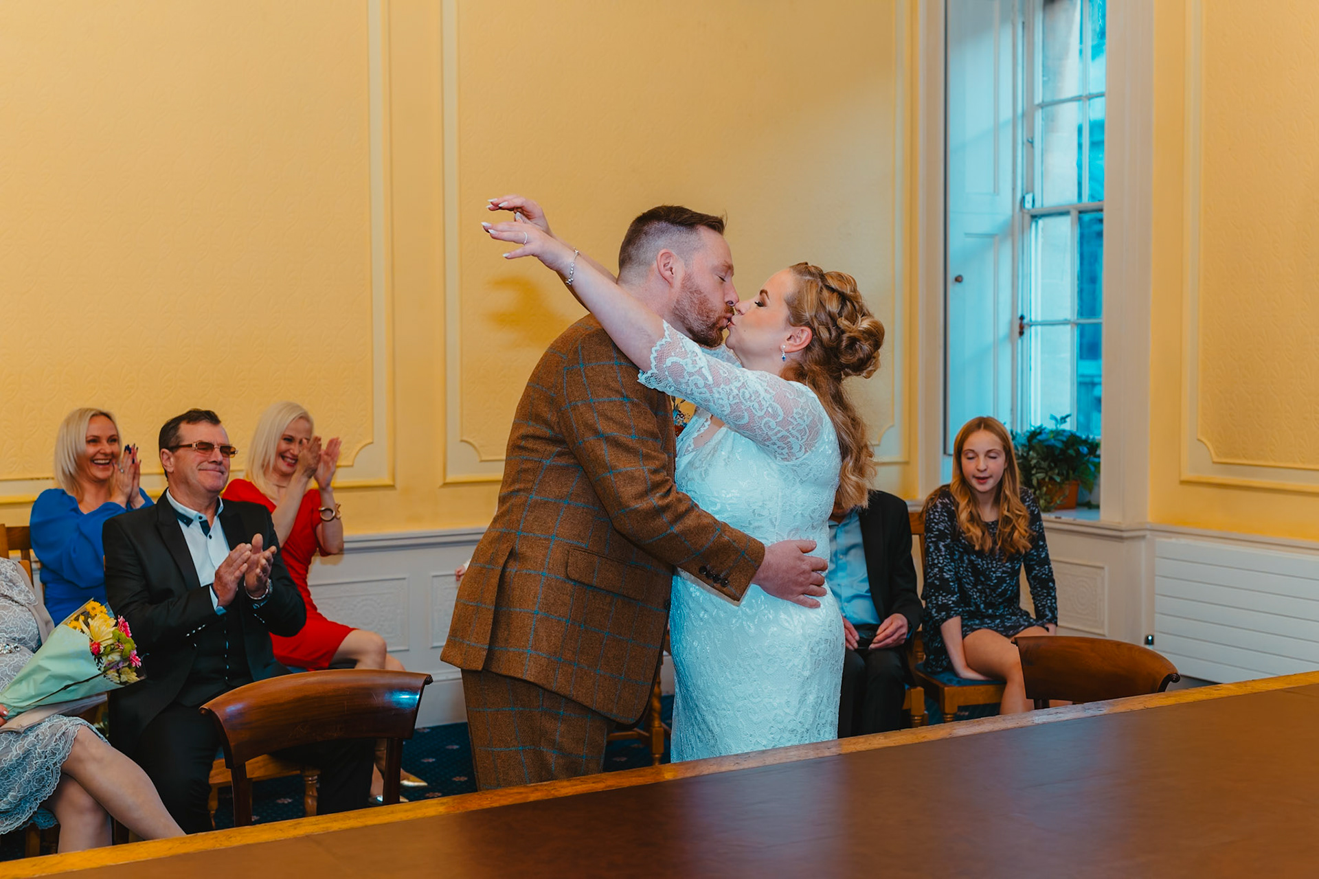 Nicole and Phils Fabulous Wedding Pictures taken at the Old Council House in Bristol on the 6th November 2023
