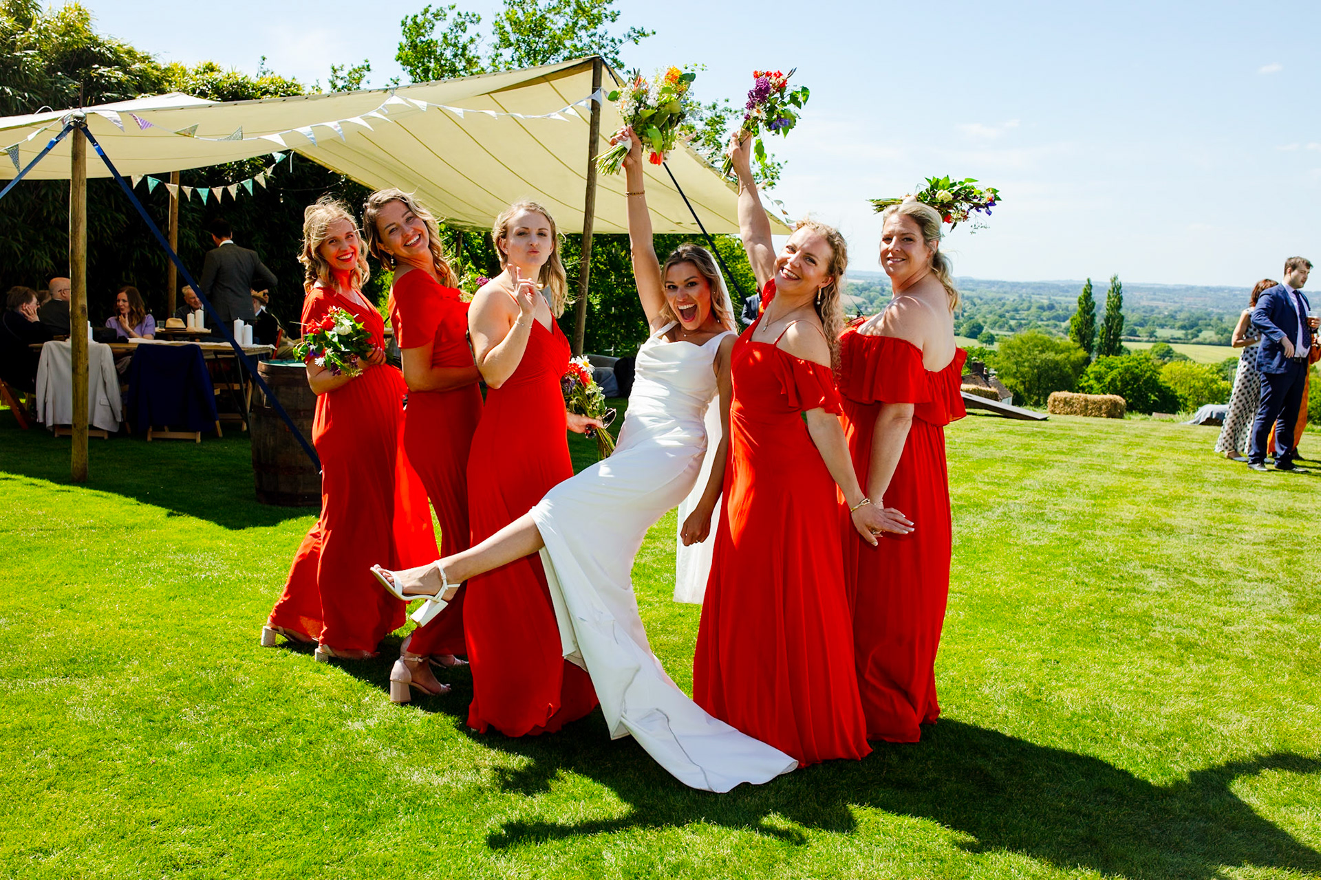 Holly and Olivers wedding that took place on 10th May 2025 with the ceremony taking place at Shaftesbury Town Hall photos on the Famouse Gold Hill and reception at a local house.