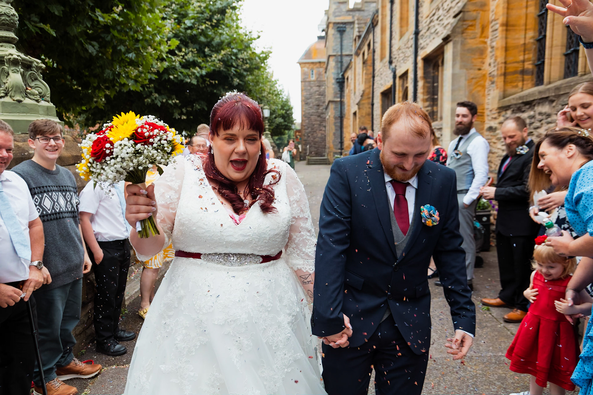 beckie and Steves Wedding Pictures taken in Taunton and the reception at Stoke st Gregory in Somerset.
