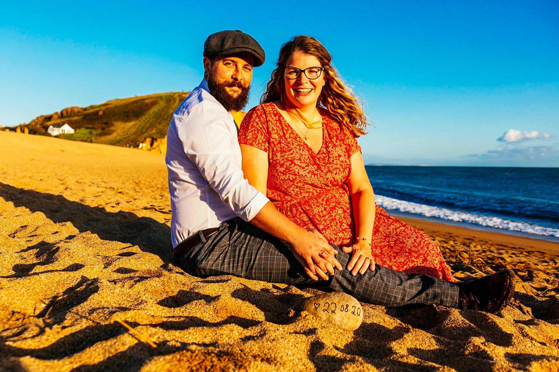 Holly and Shane Engagement Shoot West Bay Dorset