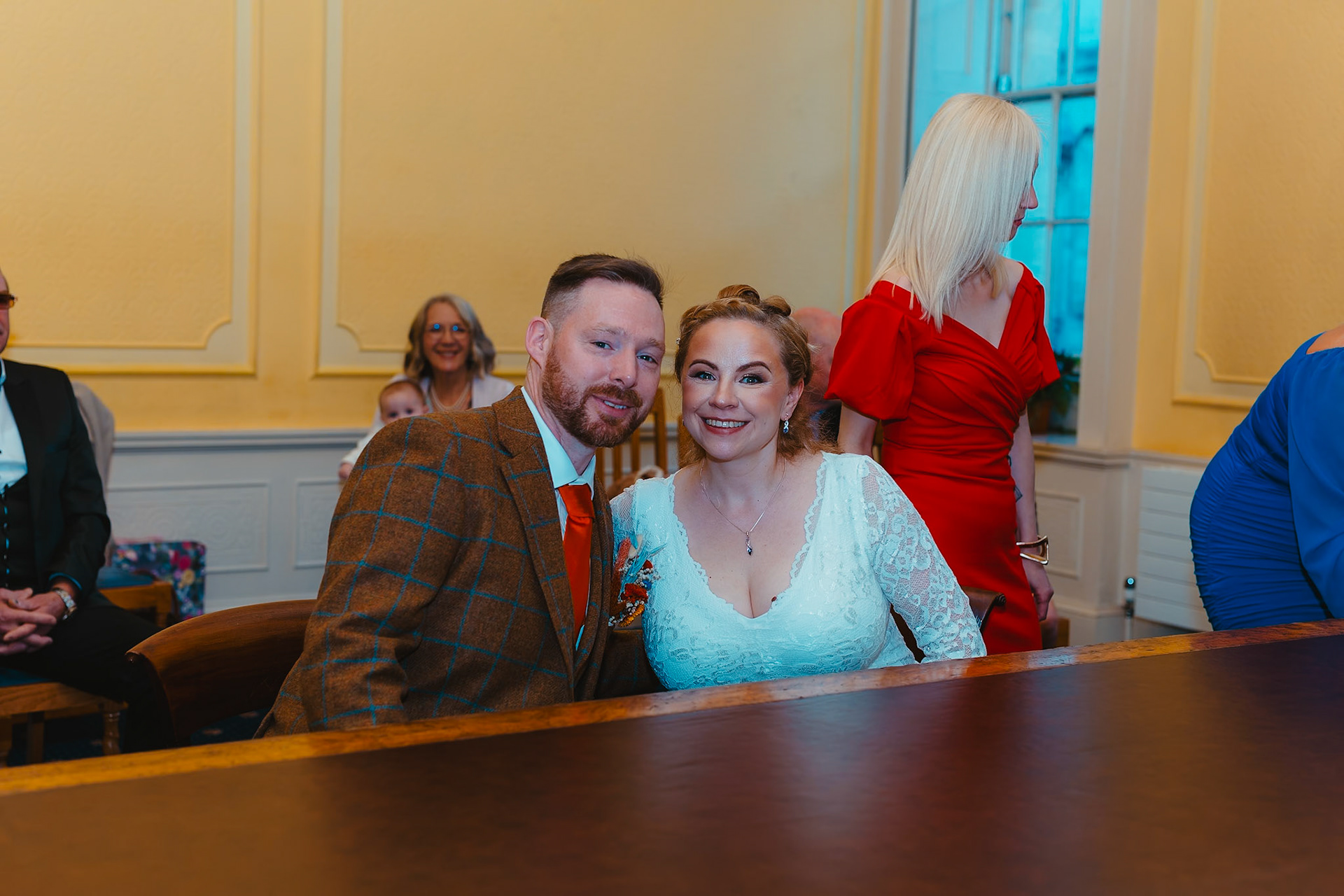 Nicole and Phils Fabulous Wedding Pictures taken at the Old Council House in Bristol on the 6th November 2023