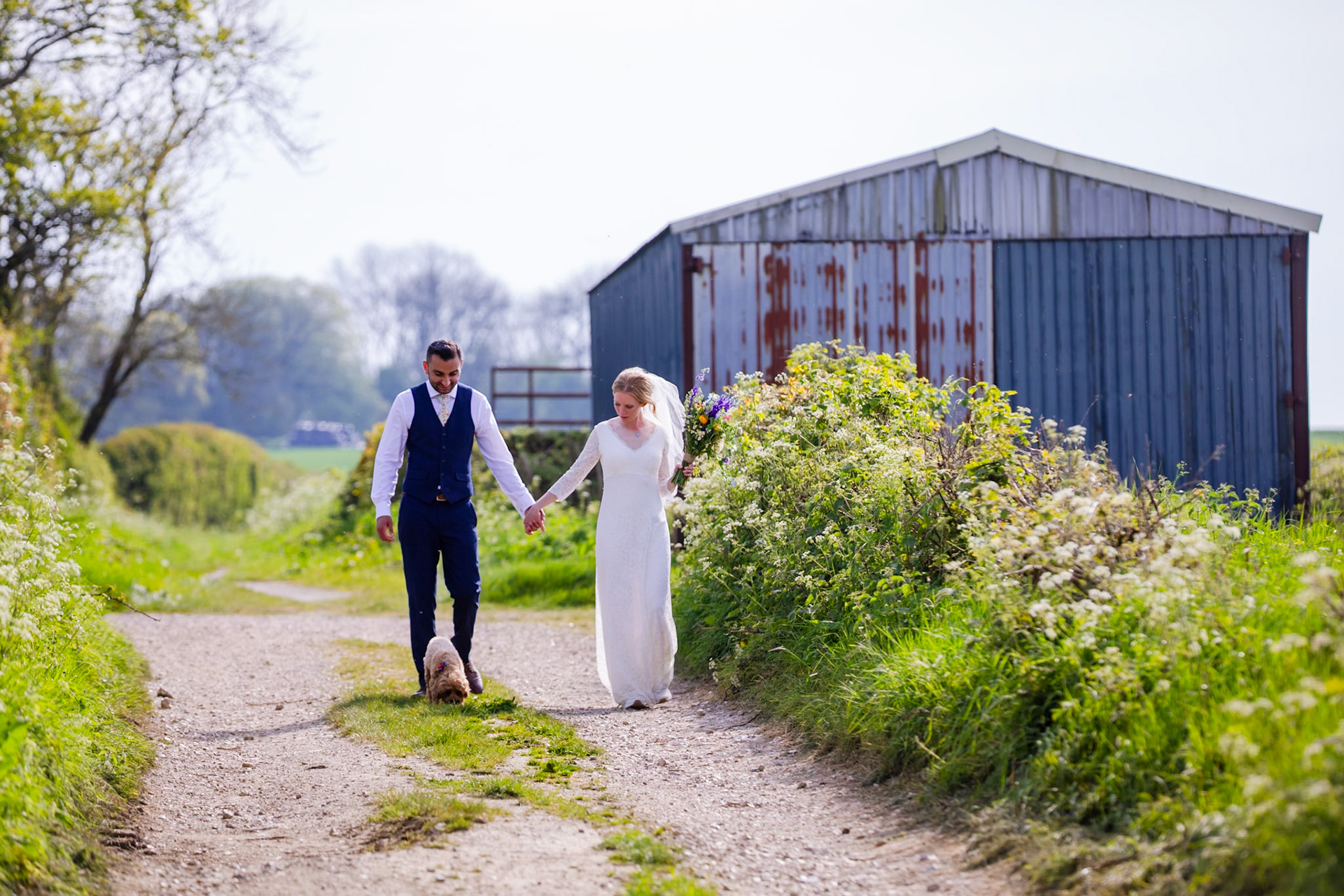 Pictures from Jay and Flo's beautiful spring wedding that took place at Shaftesbury in North Dorset and