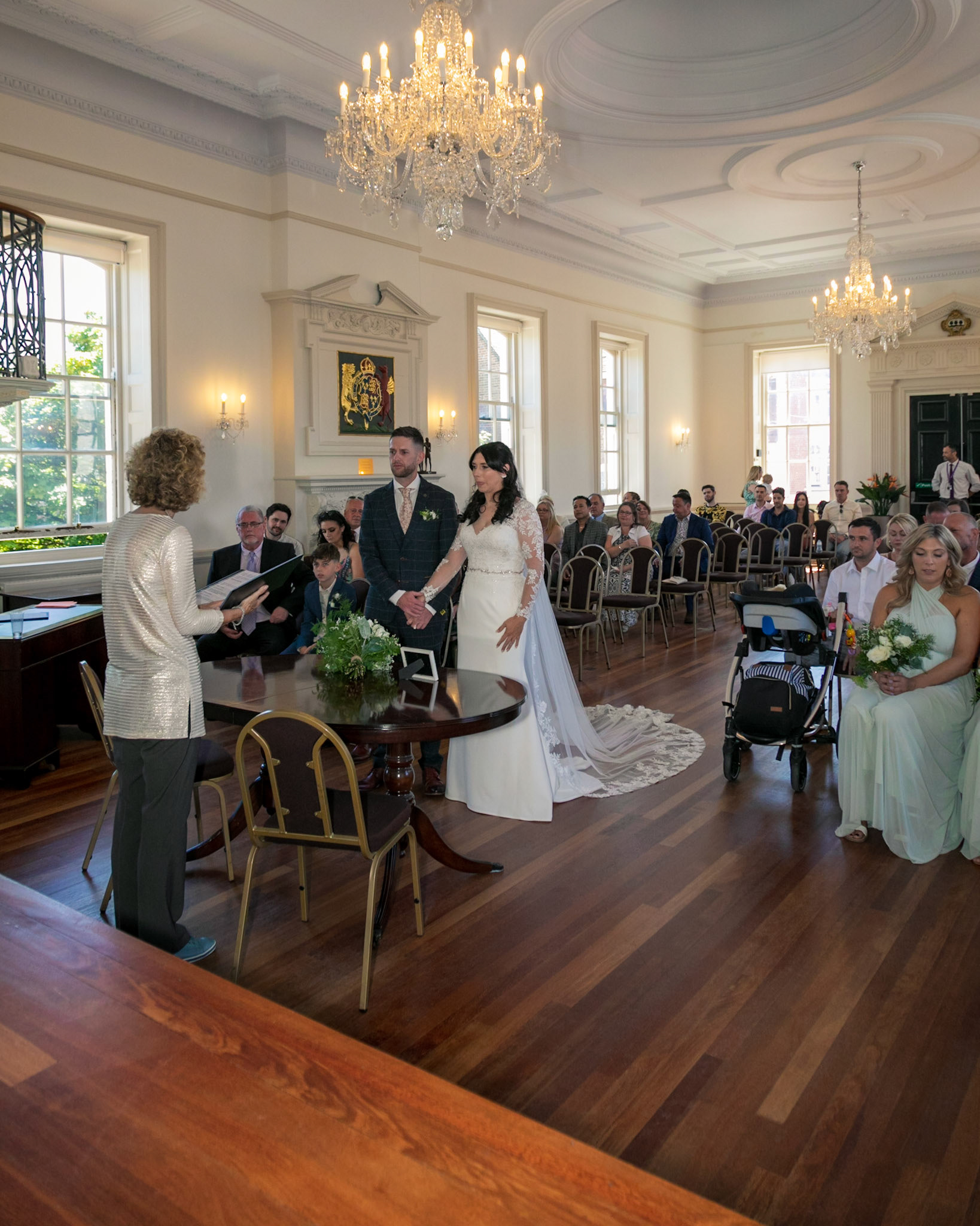 Harriet and Alan Wedding at Poole Guildhall in July 2022