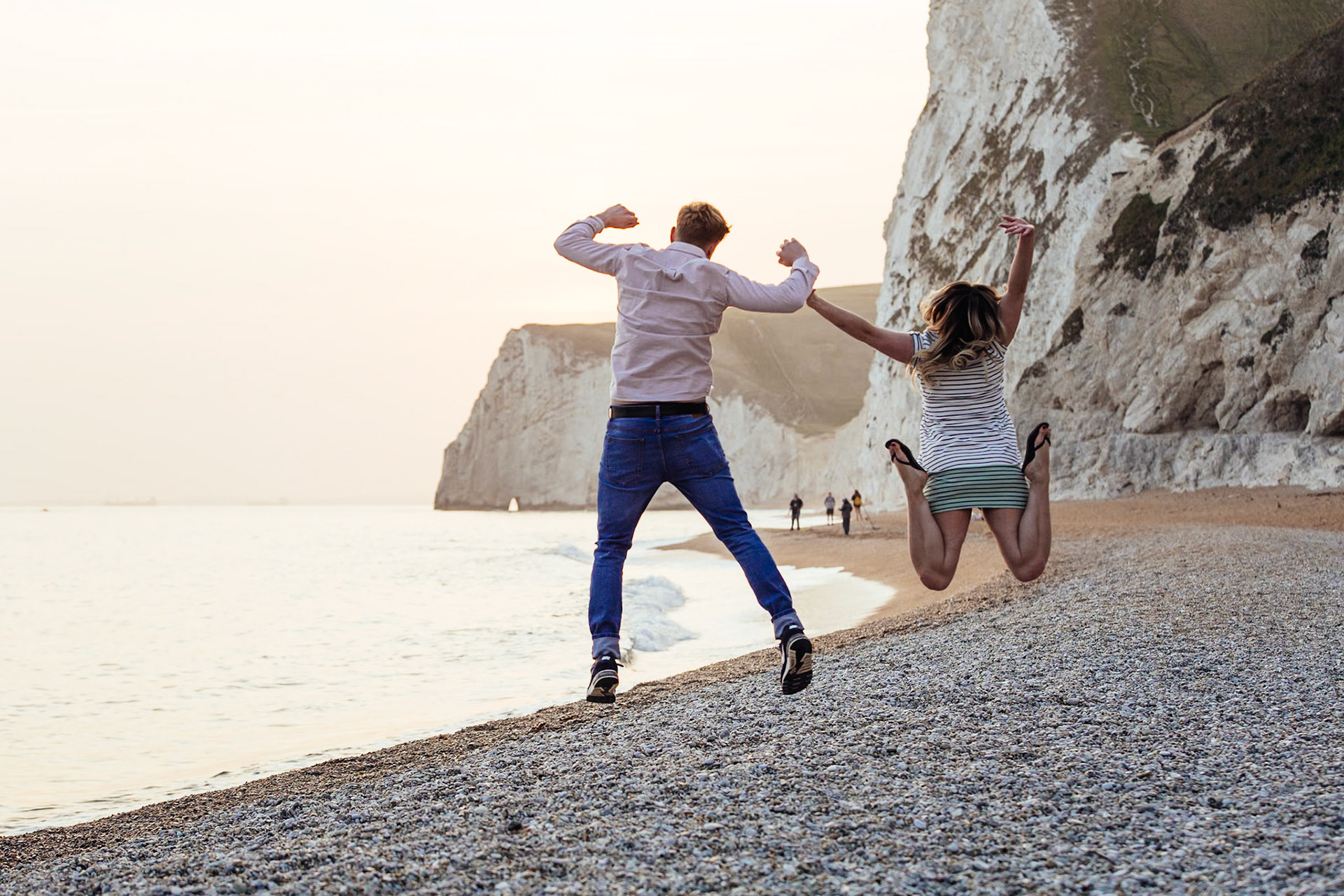 Engagement Photography Shoot at Durdle Door Dorset