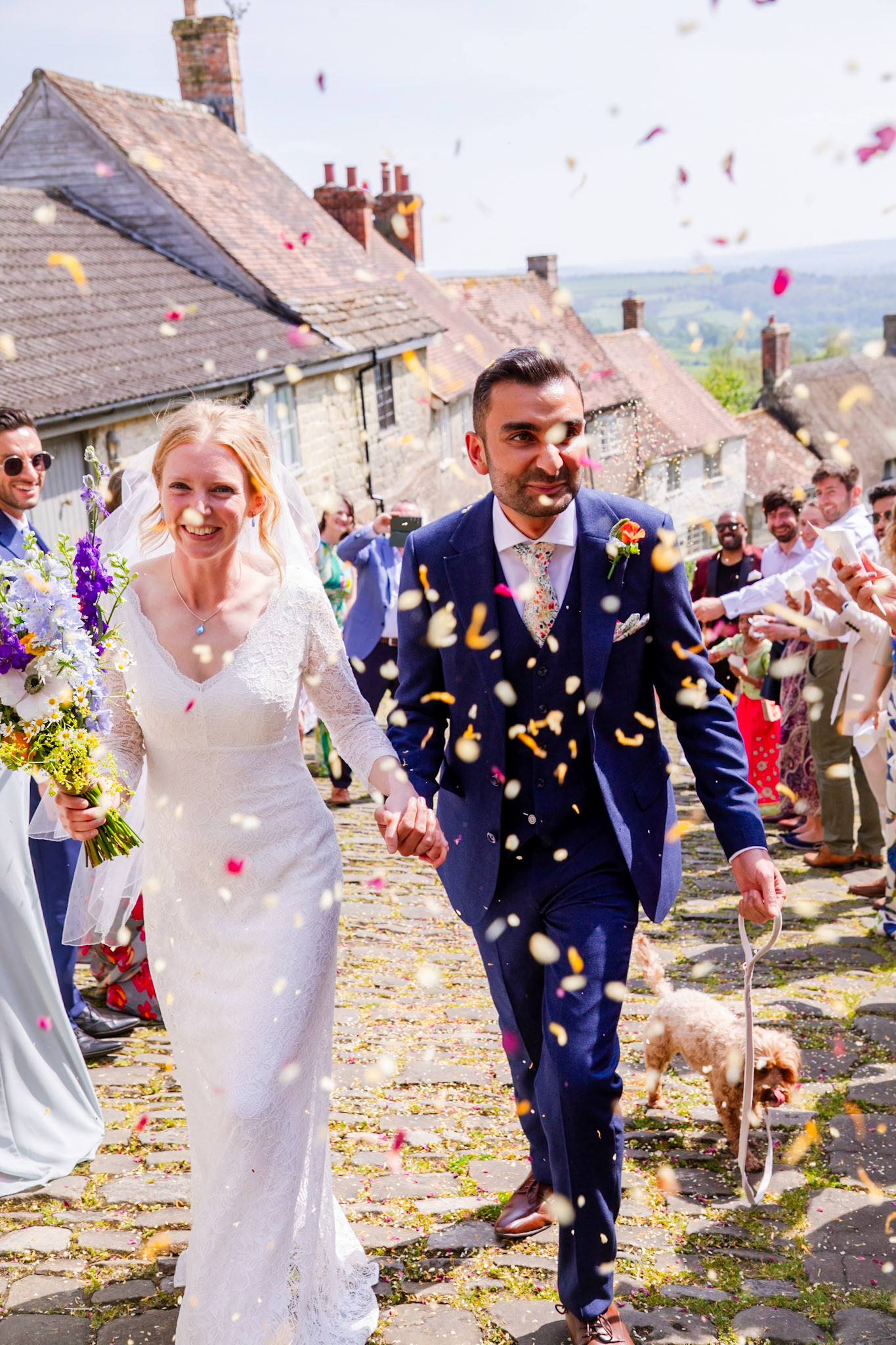 Pictures from Jay and Flo's beautiful spring wedding that took place at Shaftesbury in North Dorset and