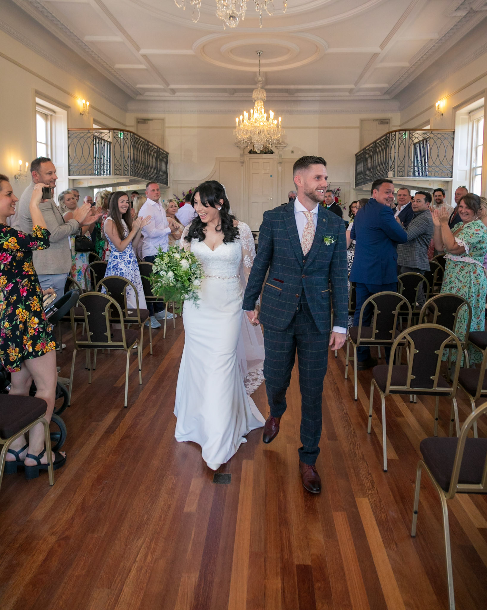 Harriet and Alan Wedding at Poole Guildhall in July 2022