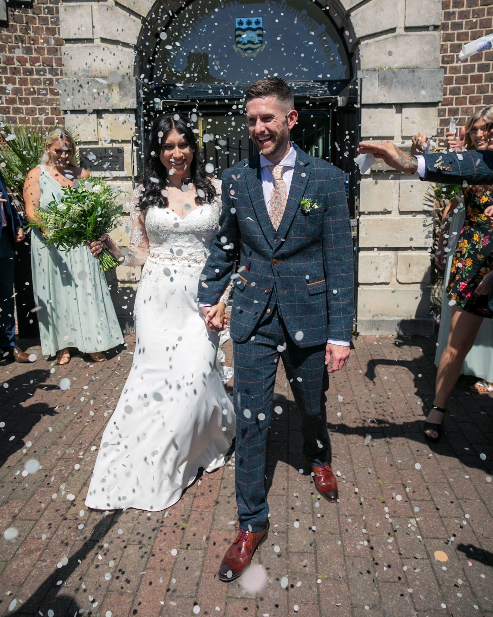Harriet and Alan Wedding at Poole Guildhall in July 2022