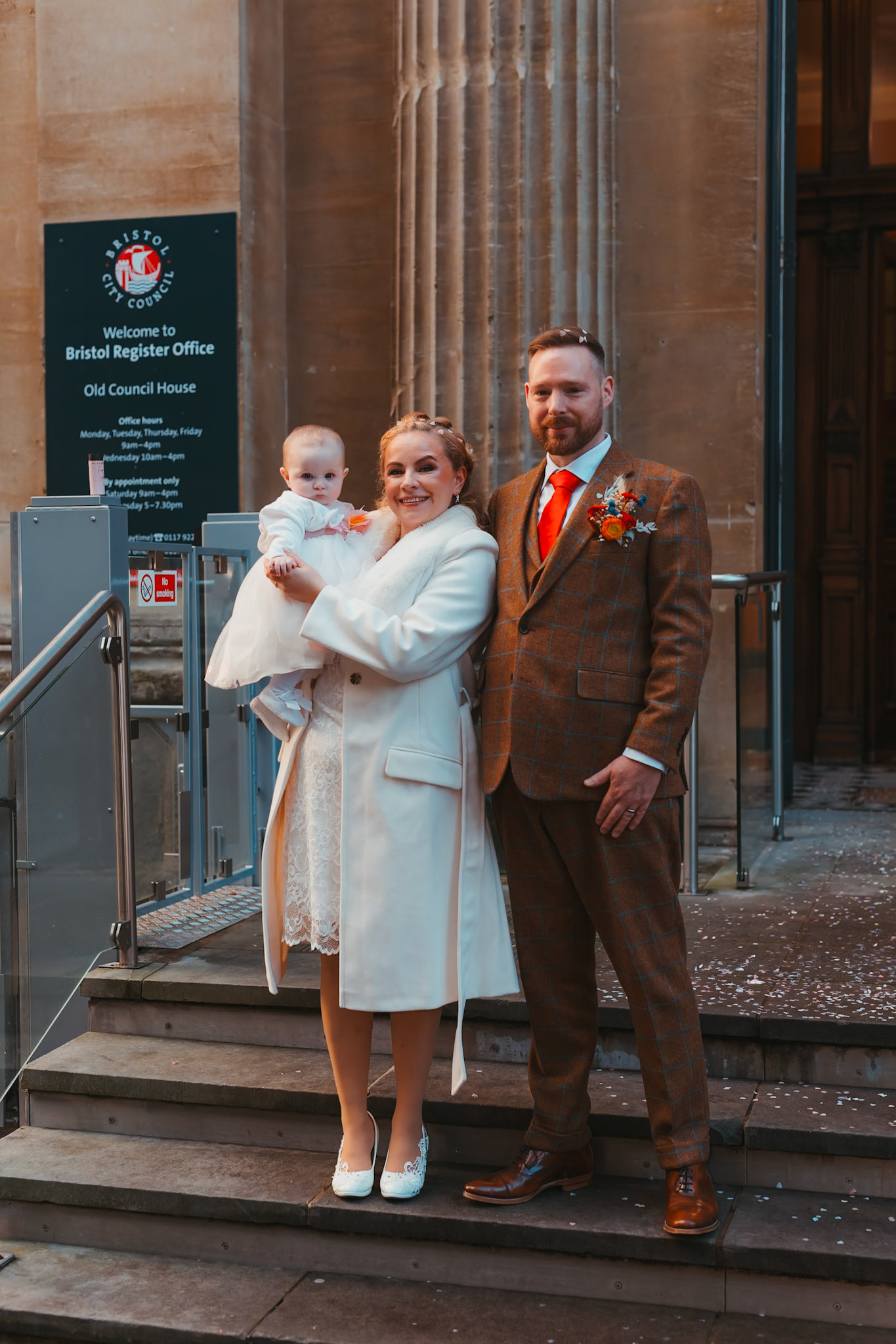 Nicole and Phils Fabulous Wedding Pictures taken at the Old Council House in Bristol on the 6th November 2023