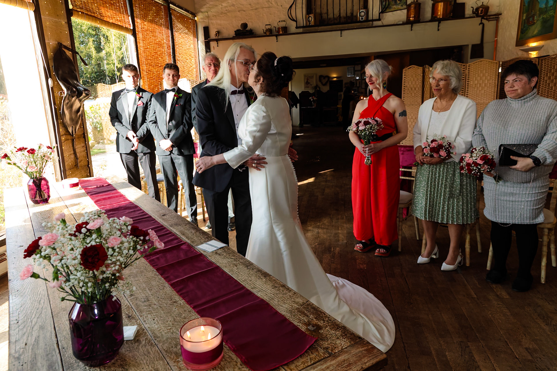 Nicole and Robin Wedding at Haselbury Mill, Haselbury Plucknett, Crewkerne 7th March 2024