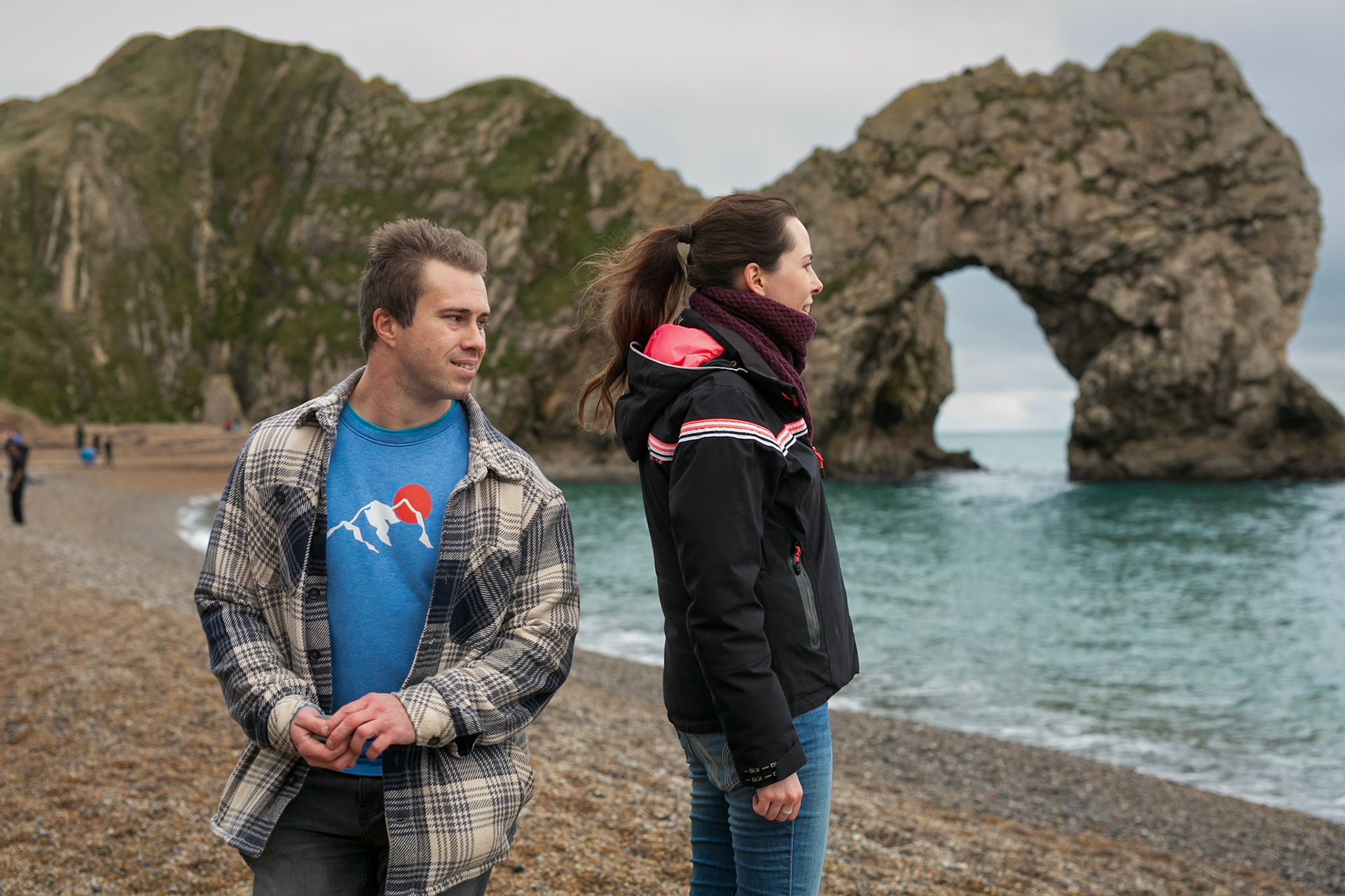 Jake proposal to Becky at Durdle Door Dorset on the 30th December 2024