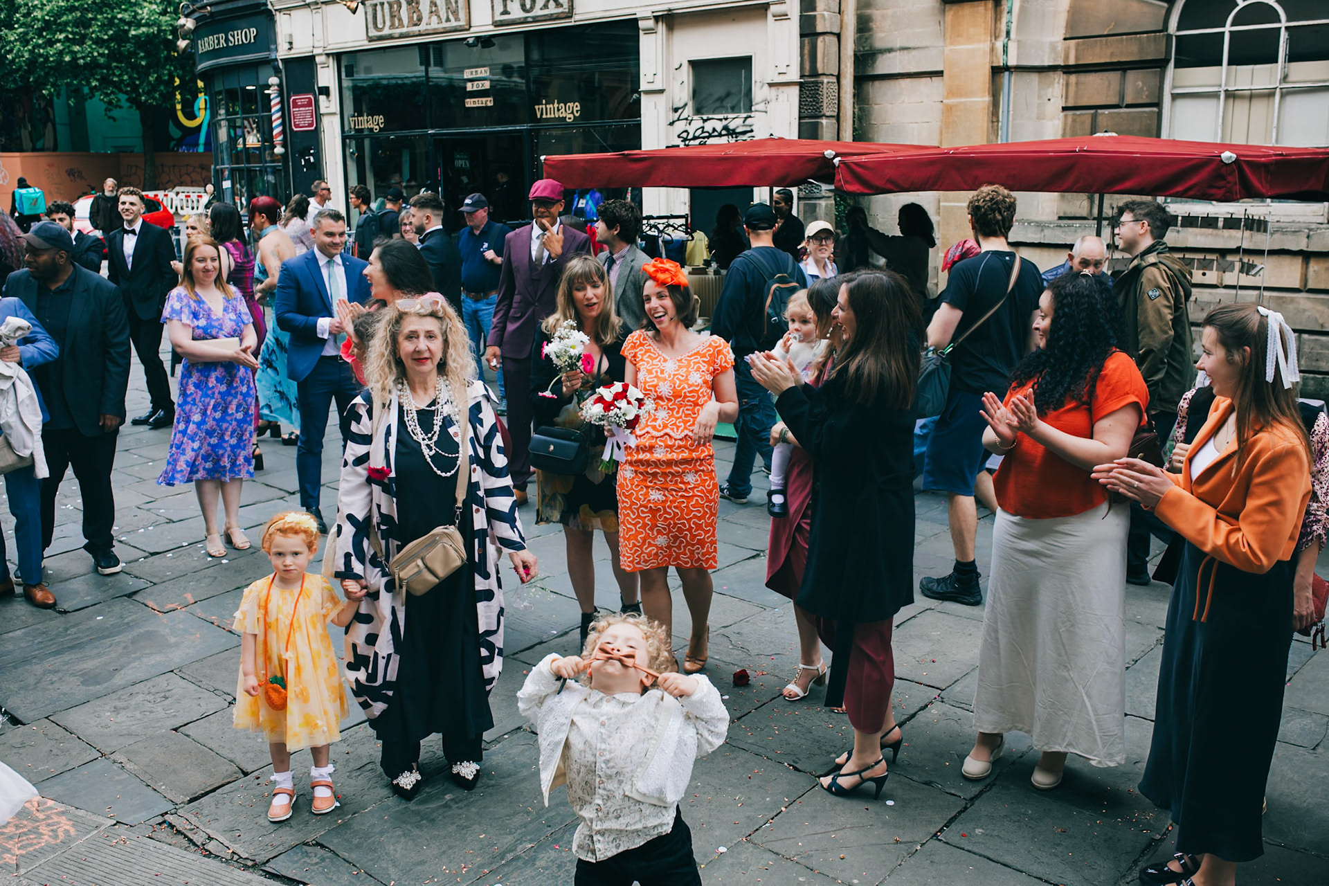 Louis and Anias Wedding in Bristol, ceremony at the Old Council Office in the City Centre with Photos in Castle park and along the river reception at Caribbean Croft on Gloucester Road